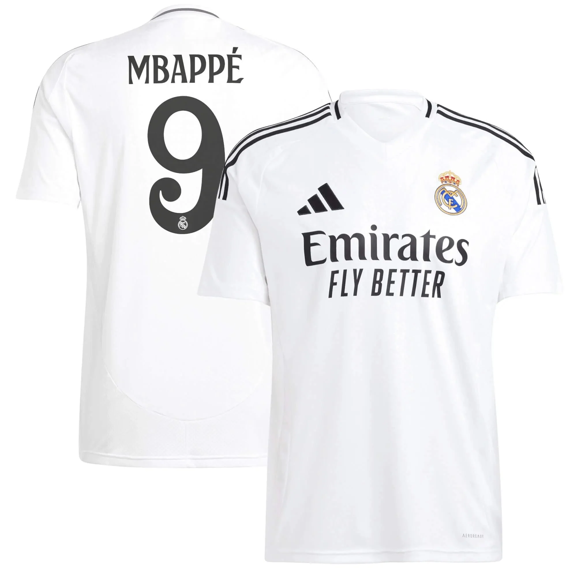 adidas 2024-25 Real Madrid Men's Stadium Home Jersey - Image 2