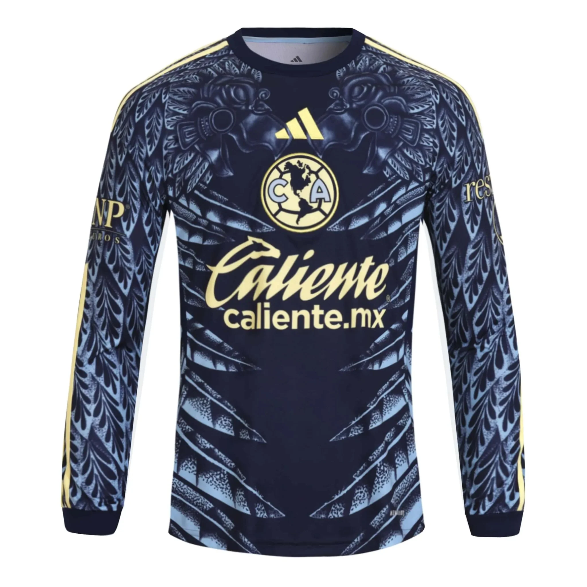 adidas 2025-26 Club America Men's Stadium Away Long-Sleeve Soccer Jersey