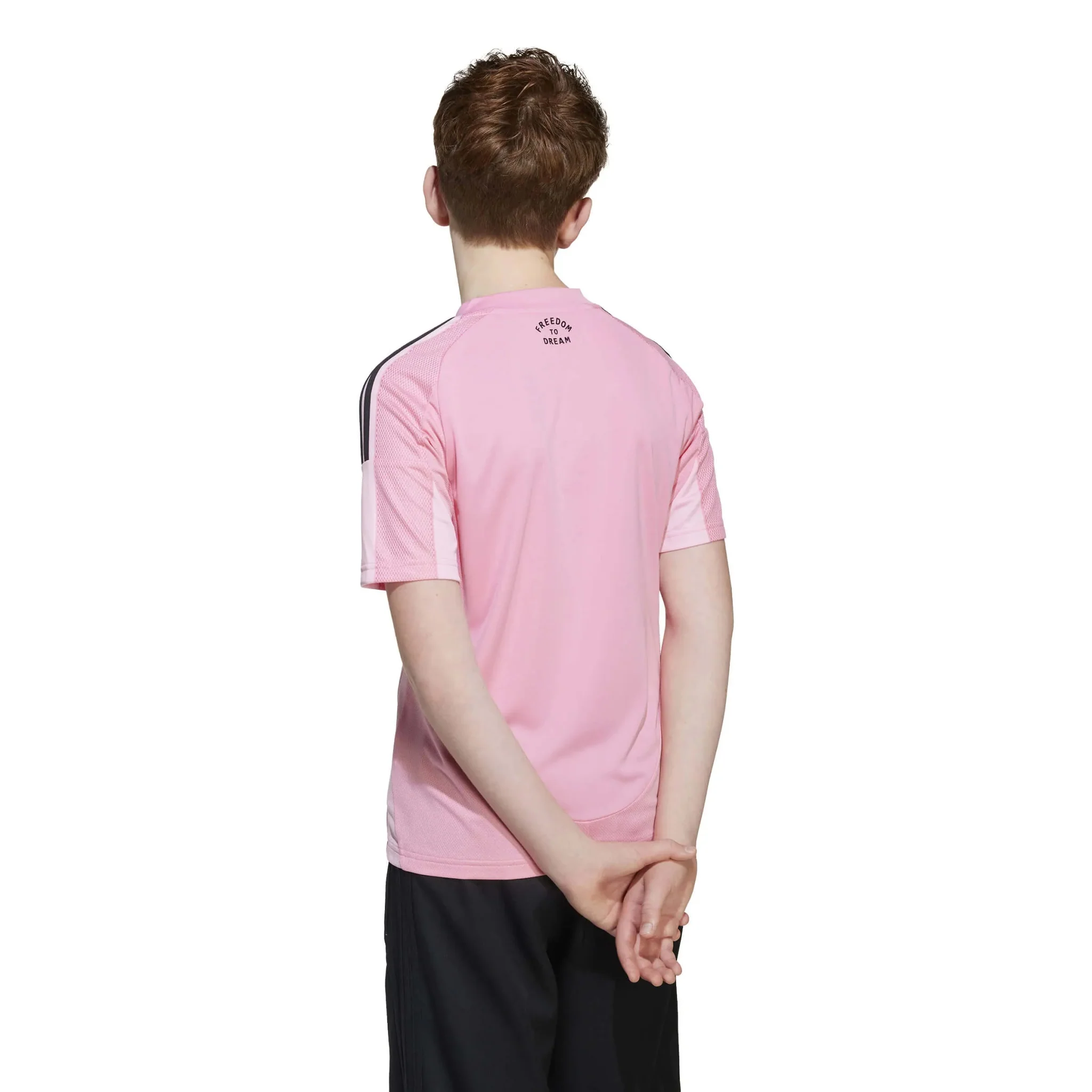 adidas 2025-26 Inter Miami Youth Stadium Home Soccer Jersey - Image 4
