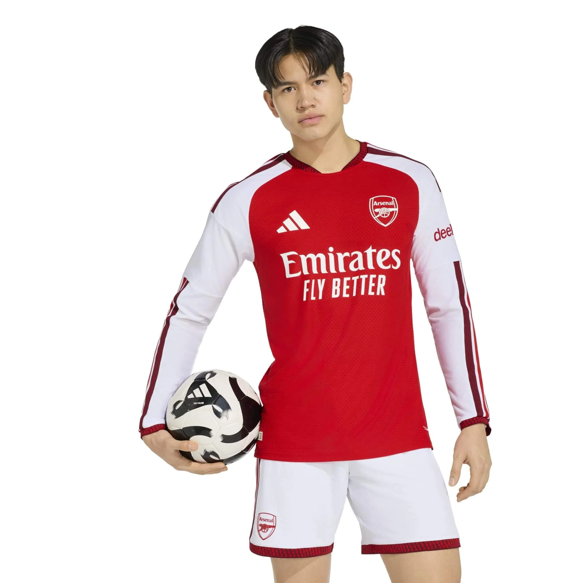 adidas 2026-27 Arsenal Men's Authentic Home Long-Sleeve Soccer Jersey - Image 3