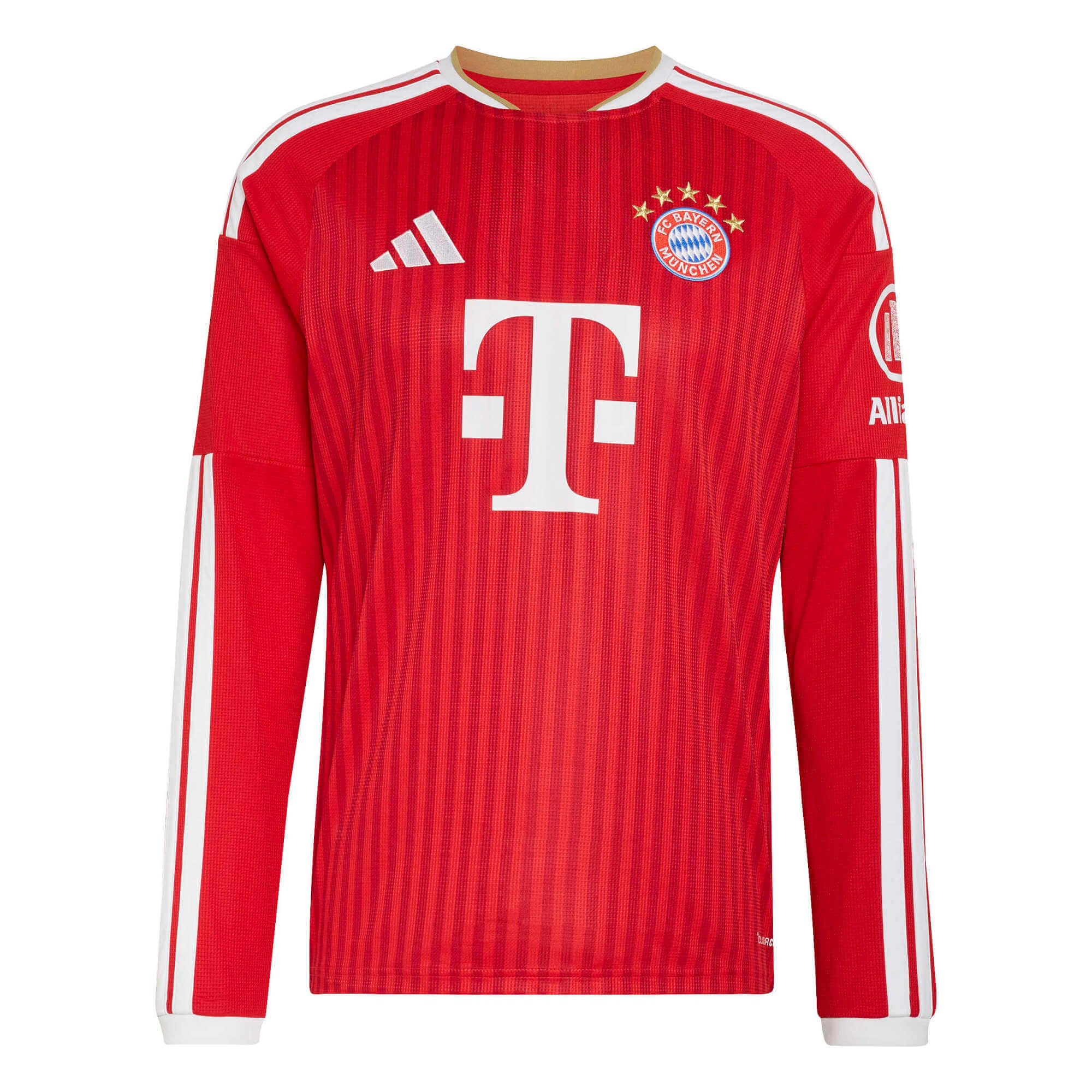 adidas 2026-27 Bayern Munich Men's Stadium Home Long-Sleeve Soccer Jersey
