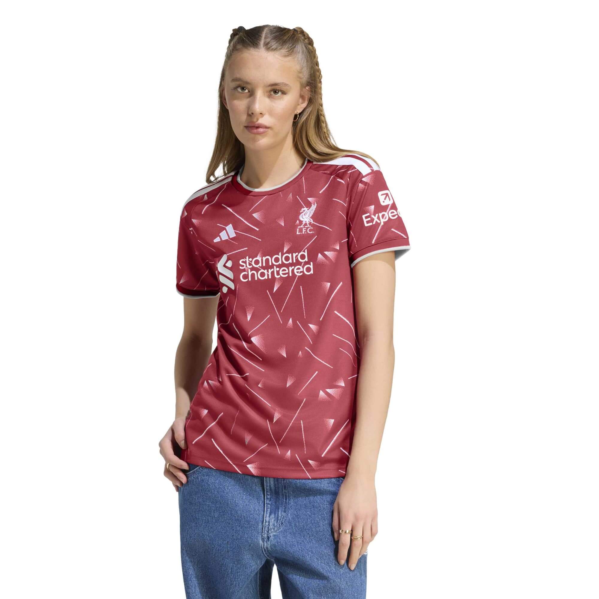 adidas 2026-27 Liverpool Women's Stadium Home Soccer Jersey - Image 3