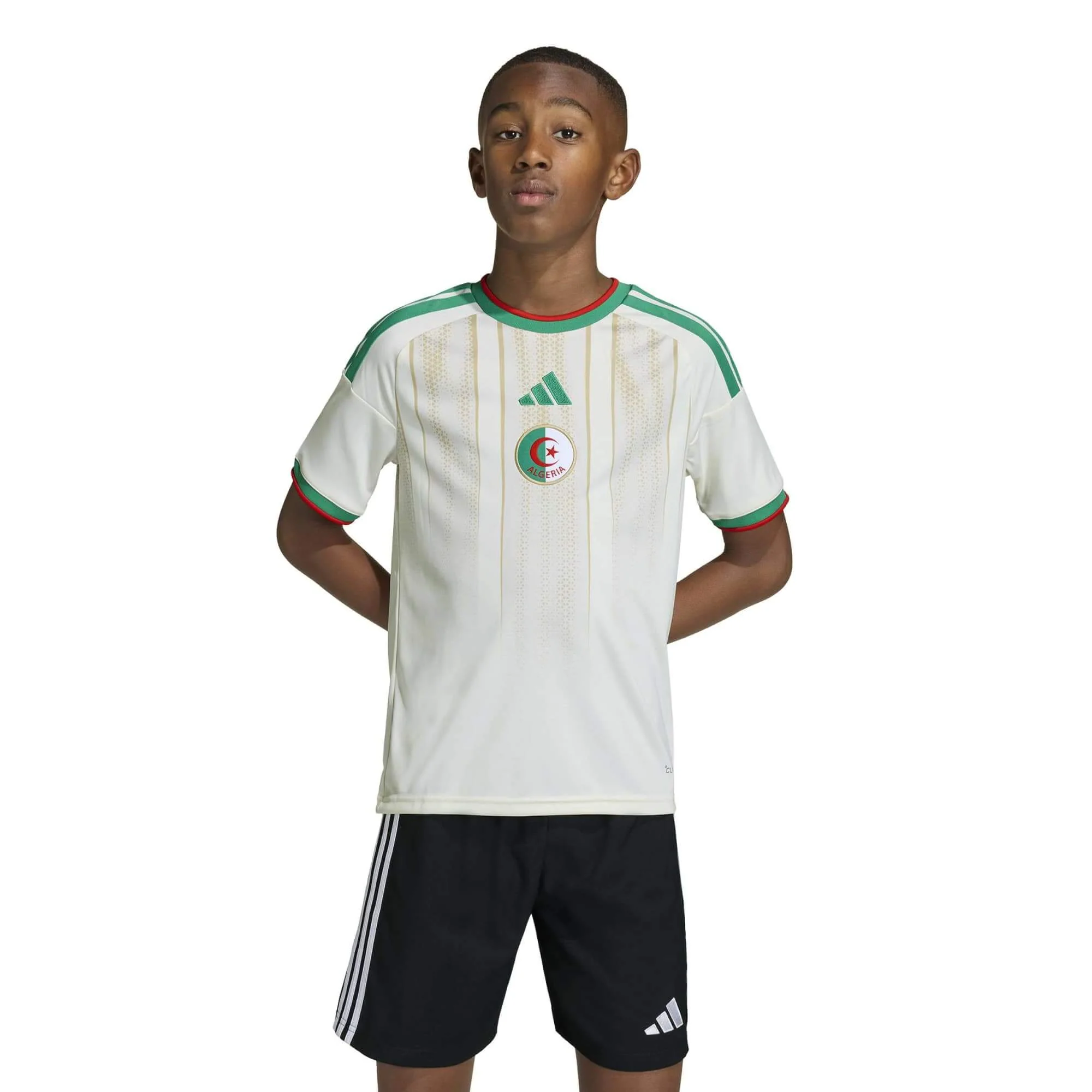 adidas 2026 Algeria Youth Stadium Home Soccer Jersey - Image 3