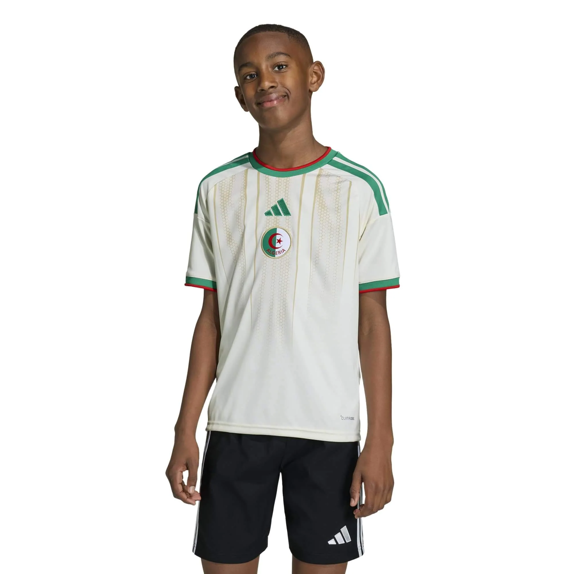 adidas 2026 Algeria Youth Stadium Home Soccer Jersey - Image 4