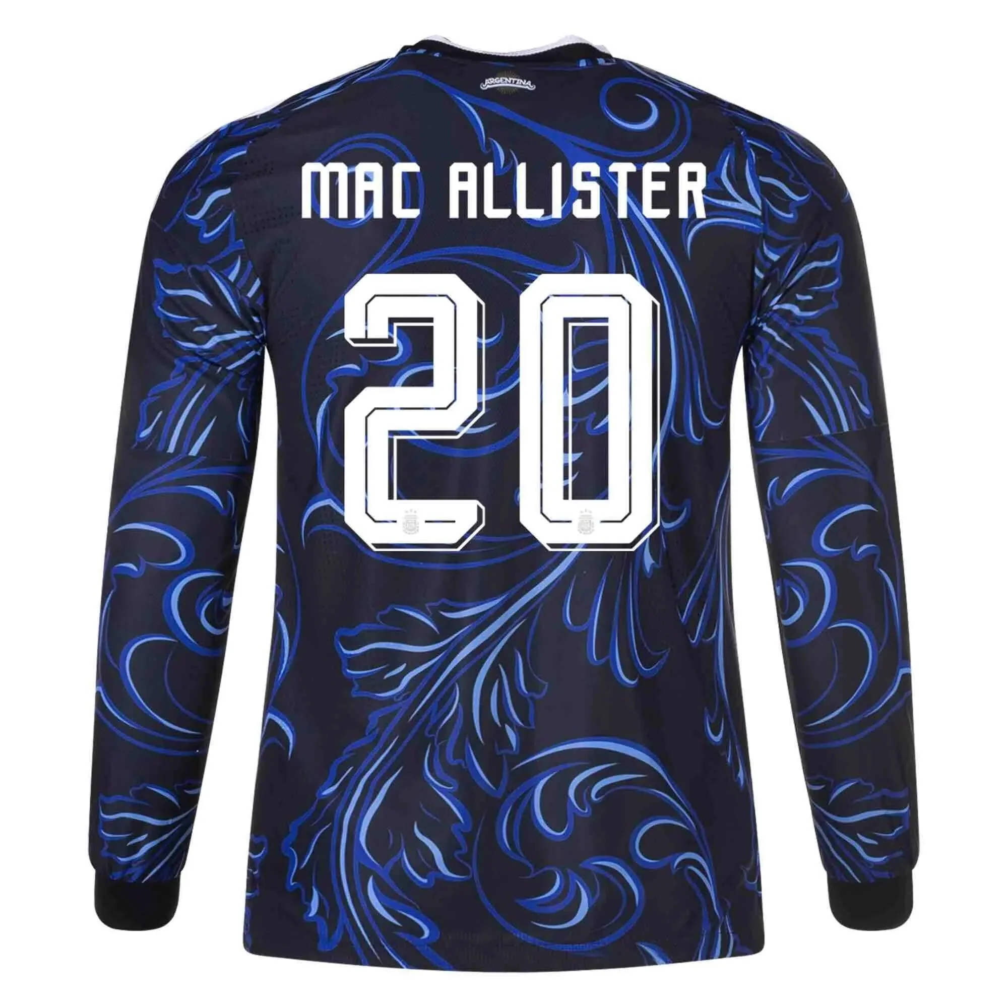 adidas 2026 Argentina Men's Authentic Away Long-Sleeve Soccer Jersey - Image 9