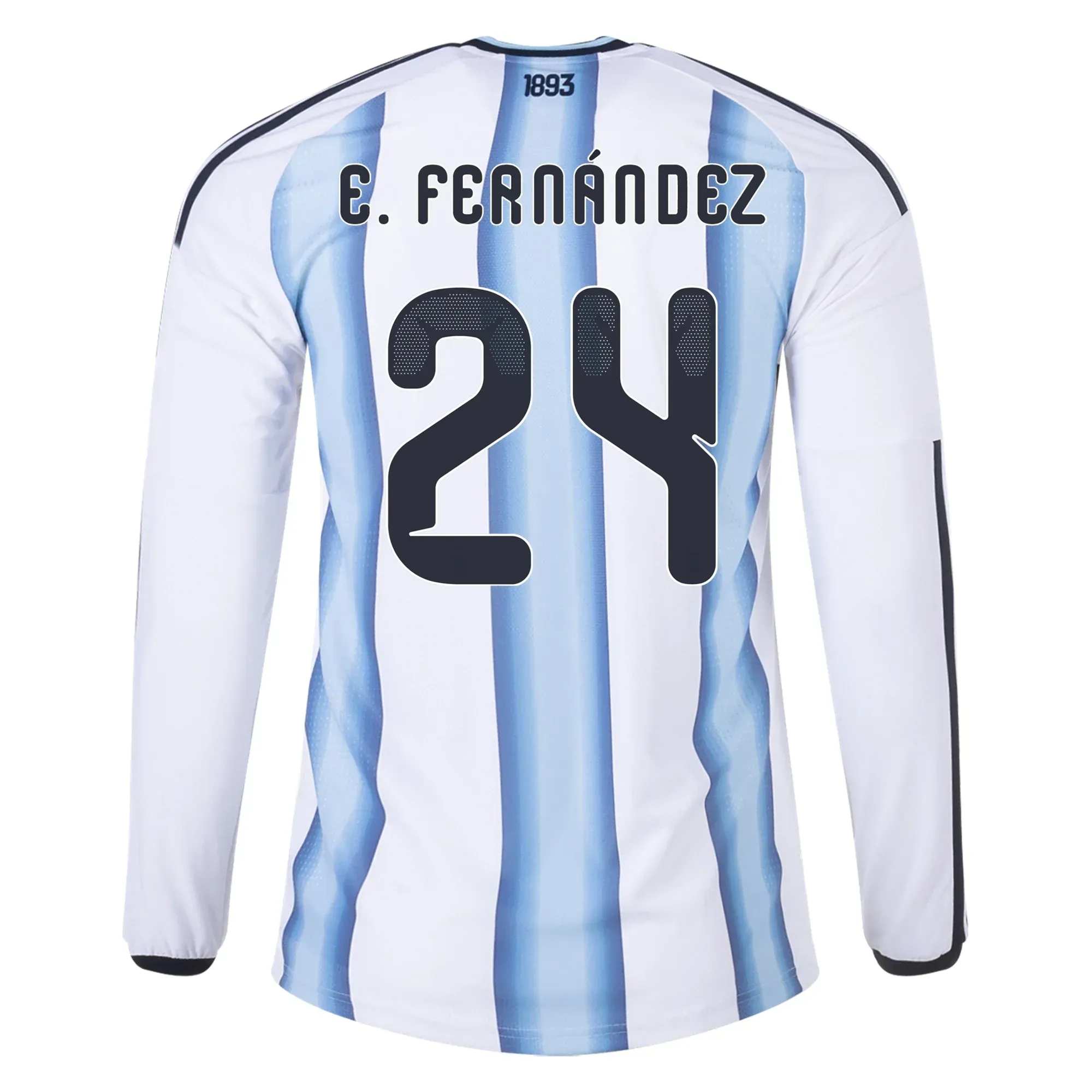 adidas 2026 Argentina Men's Authentic Home Long-Sleeve Soccer Jersey - Image 13