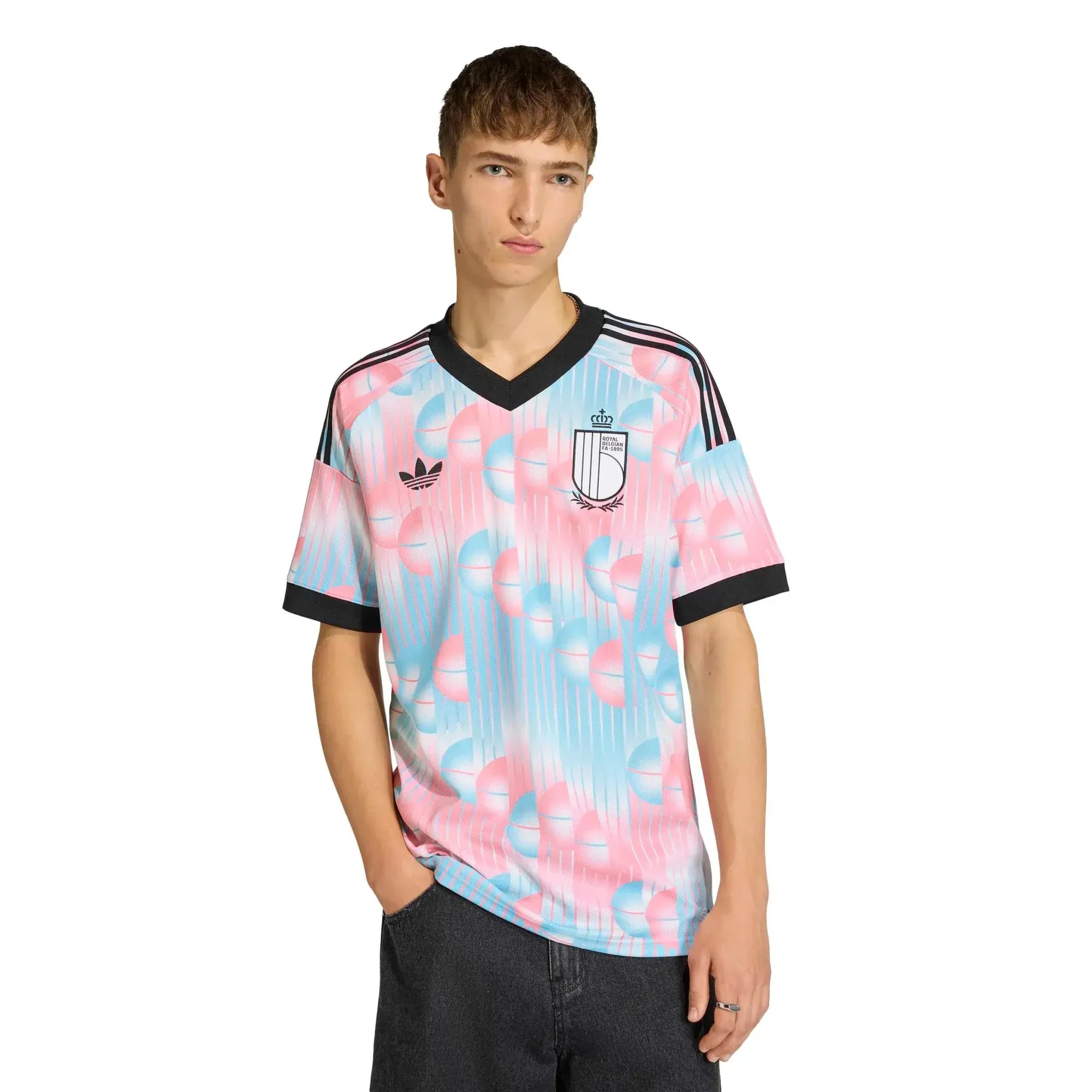 adidas 2026 Belgium Men's Stadium Away Soccer Jersey - Image 3