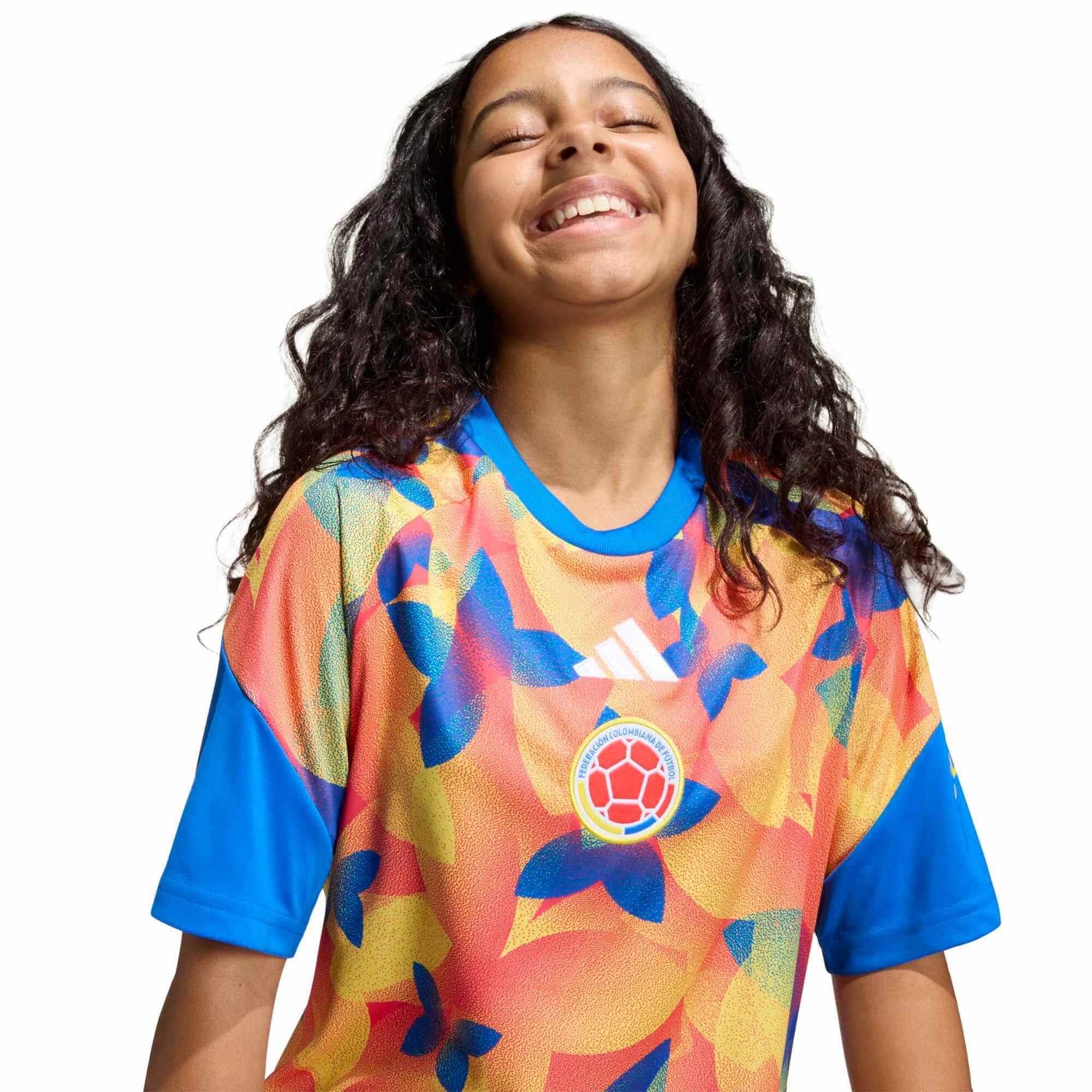 adidas 2026 Colombia Youth Pre-Match Soccer Jersey - Image 7