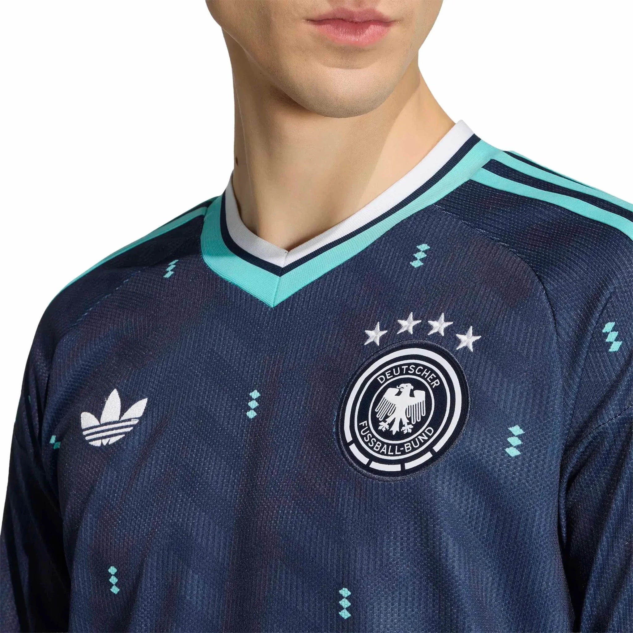 adidas 2026 Germany Men's Stadium Away Long-Sleeve Soccer Jersey - Image 5