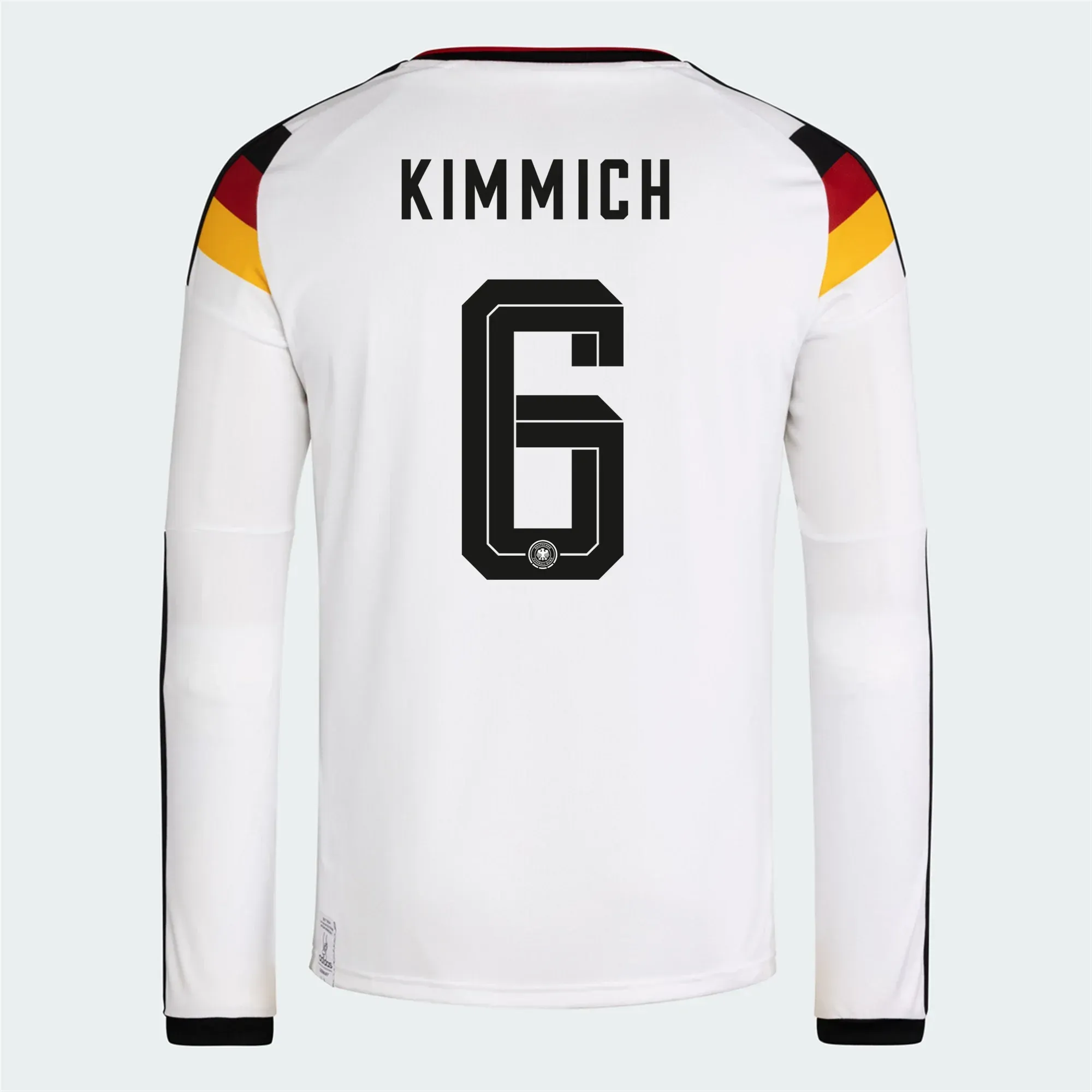 adidas 2026 Germany Men's Stadium Home Long-Sleeve Soccer Jersey - Image 8