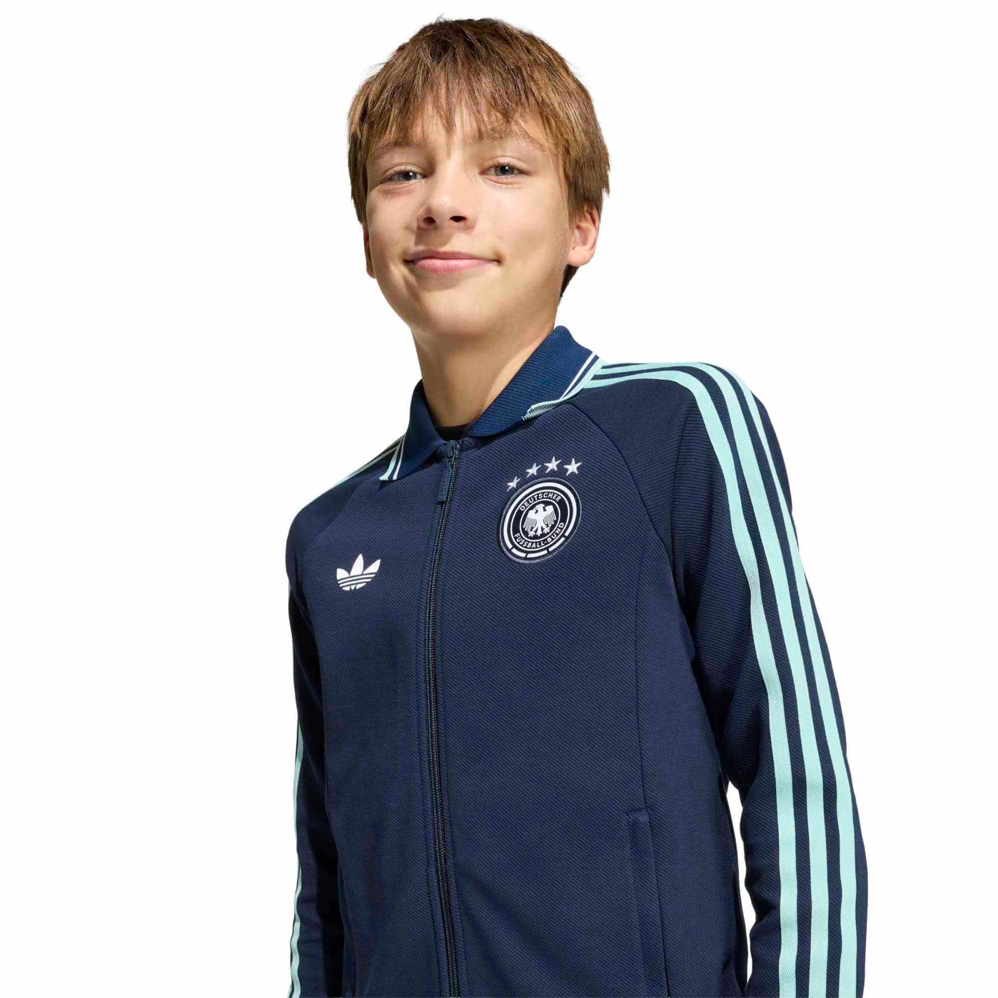 adidas 2026 Germany Youth Away Anthem Jacket - Image 2