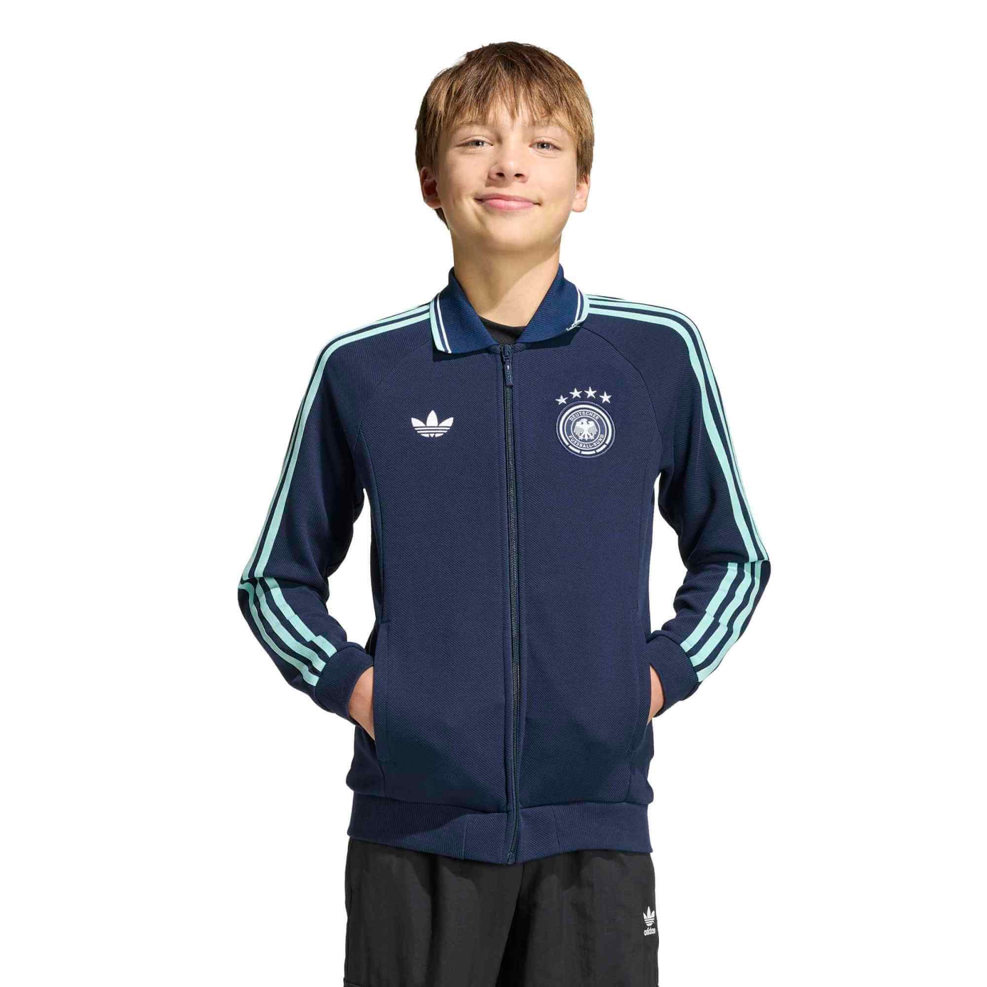 adidas 2026 Germany Youth Away Anthem Jacket - Image 4