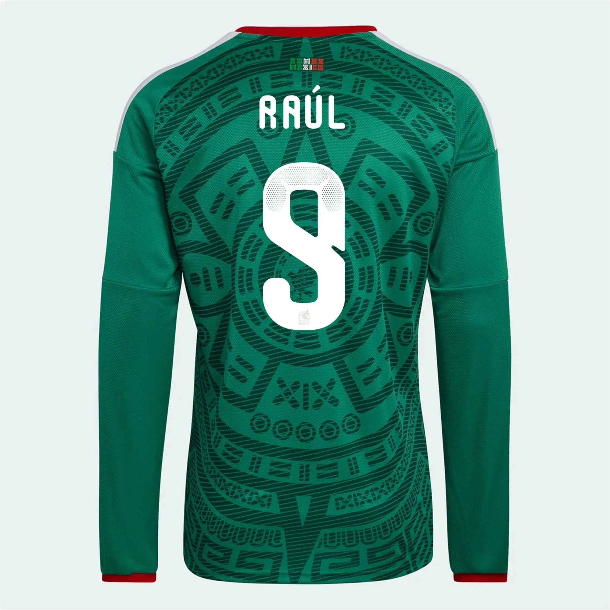 adidas 2026 Mexico Men's Authentic Home Long-Sleeve Soccer Jersey - Image 12