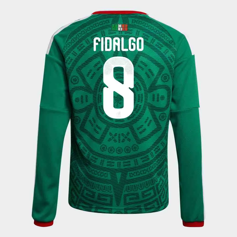 adidas 2026 Mexico Men's Authentic Home Long-Sleeve Soccer Jersey - Image 13
