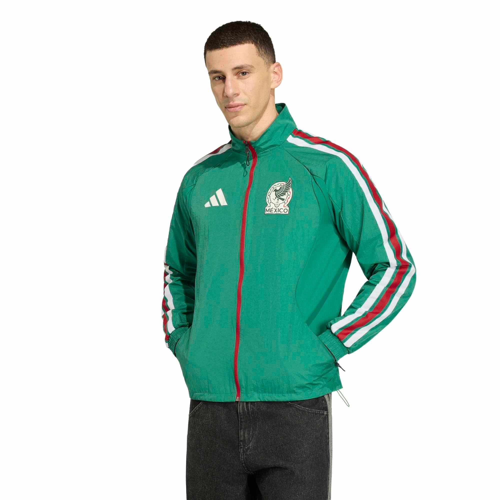 adidas 2026 Mexico Men's Home Anthem Jacket - Image 2