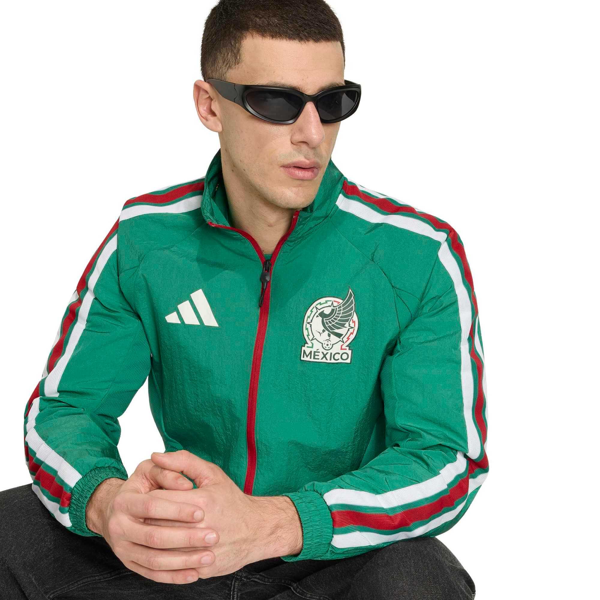 adidas 2026 Mexico Men's Home Anthem Jacket - Image 4