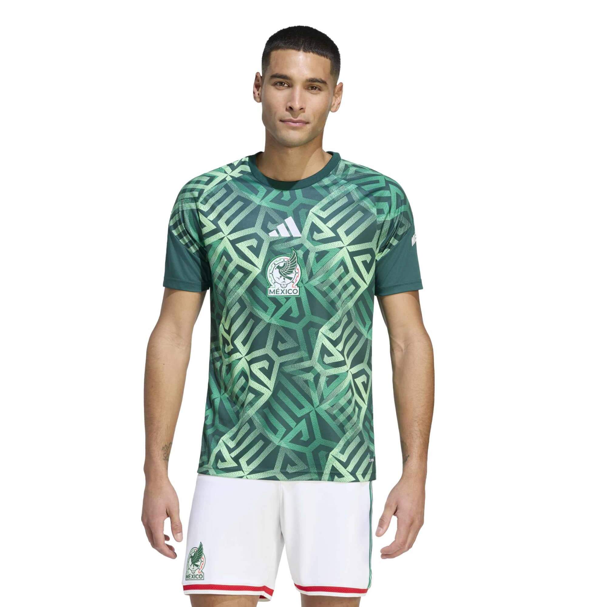 adidas 2026 Mexico Men's Pre-Match Soccer Jersey - Image 3