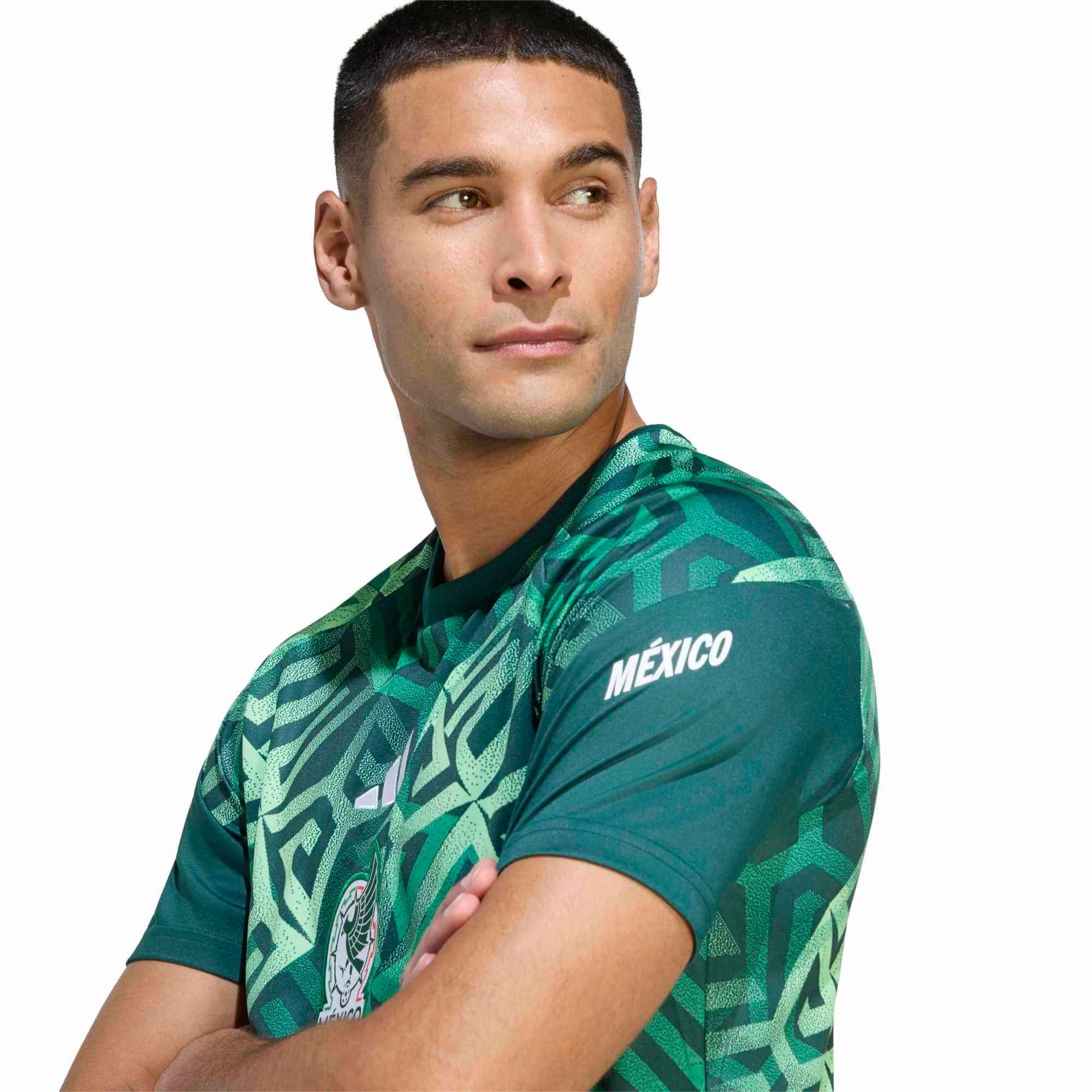 adidas 2026 Mexico Men's Pre-Match Soccer Jersey - Image 5