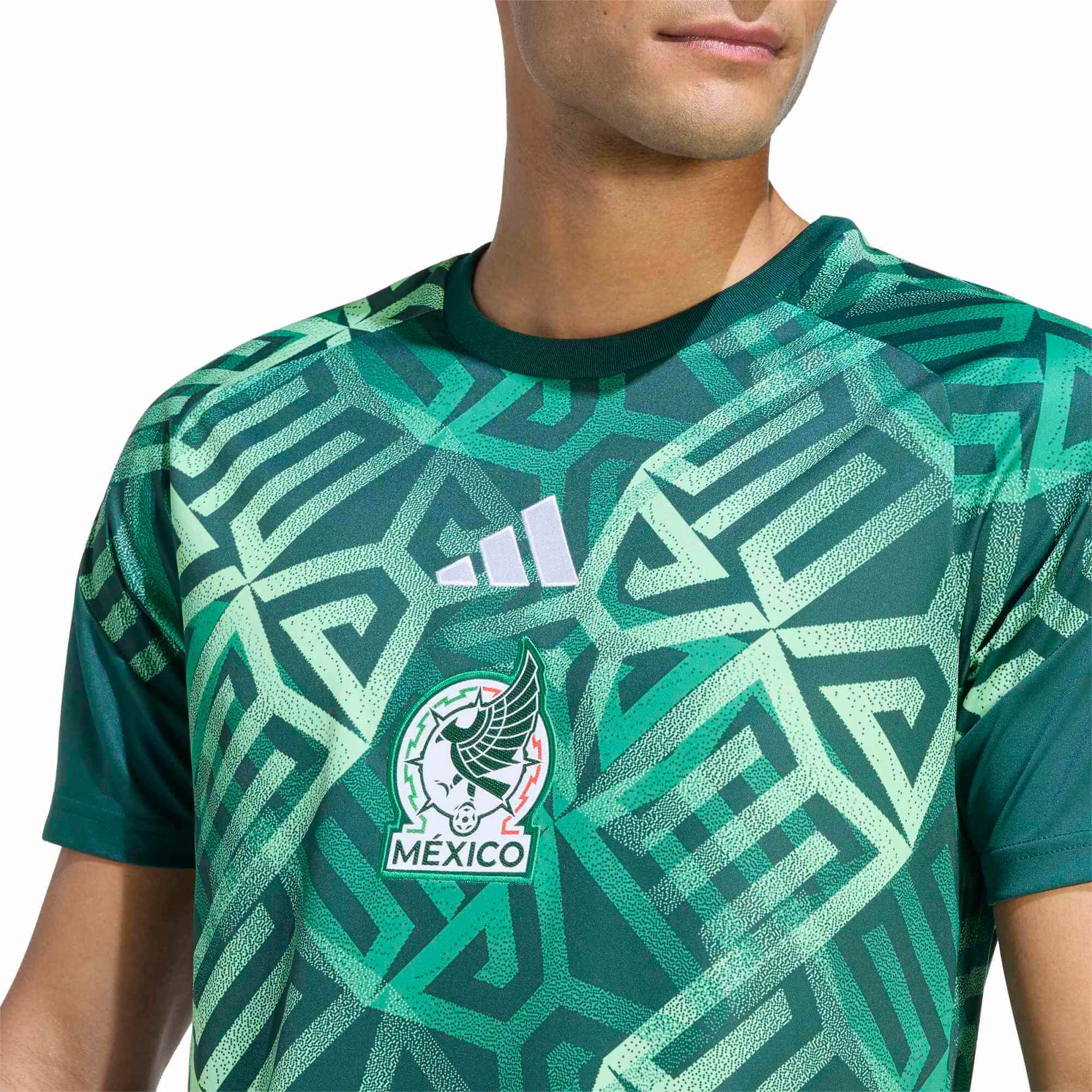 adidas 2026 Mexico Men's Pre-Match Soccer Jersey - Image 6