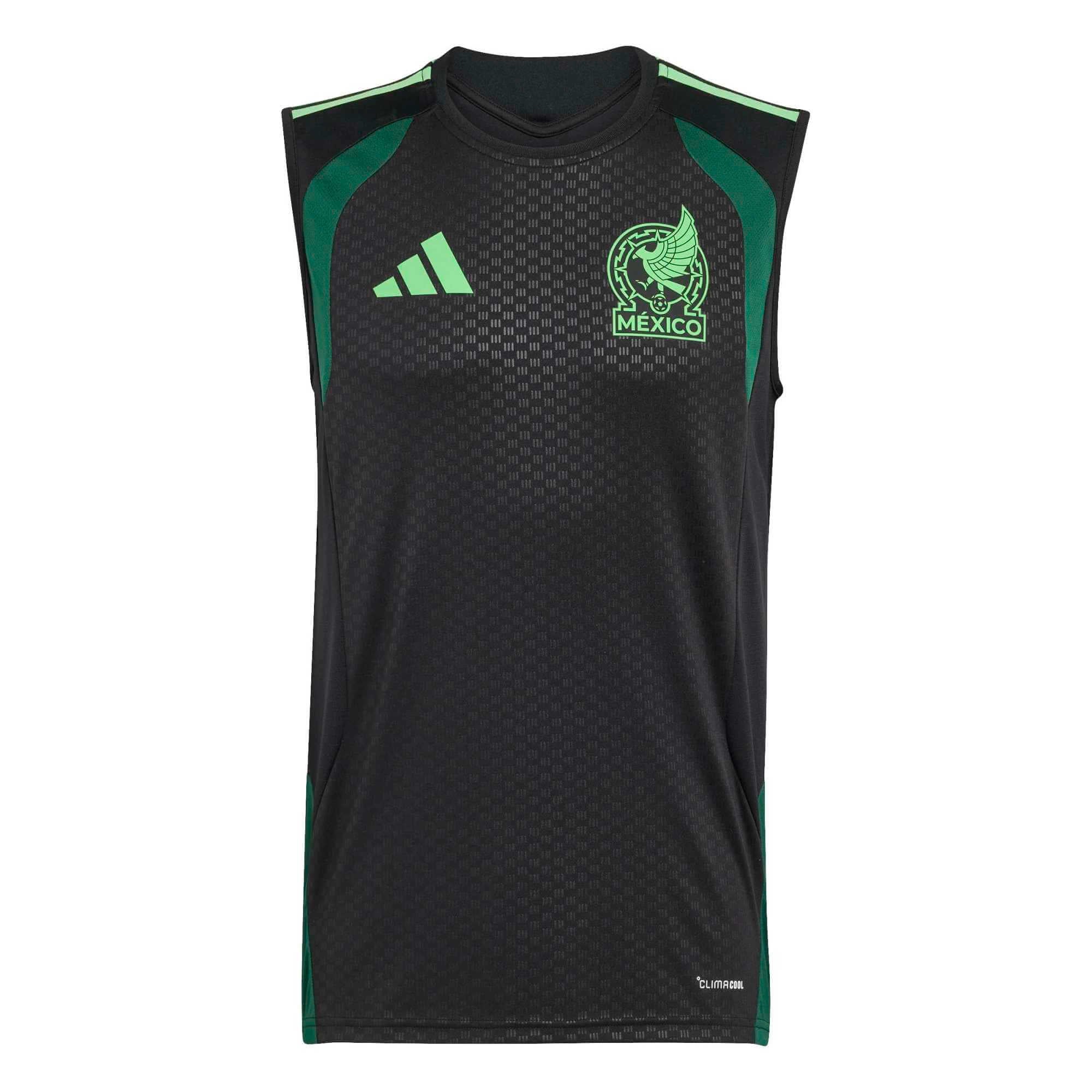 adidas 2026 Mexico Men's Tiro Sleeveless Soccer Jersey