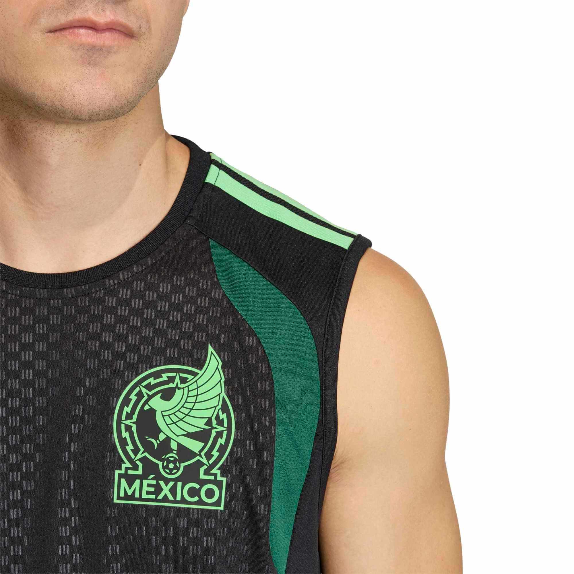 adidas 2026 Mexico Men's Tiro Sleeveless Soccer Jersey - Image 5