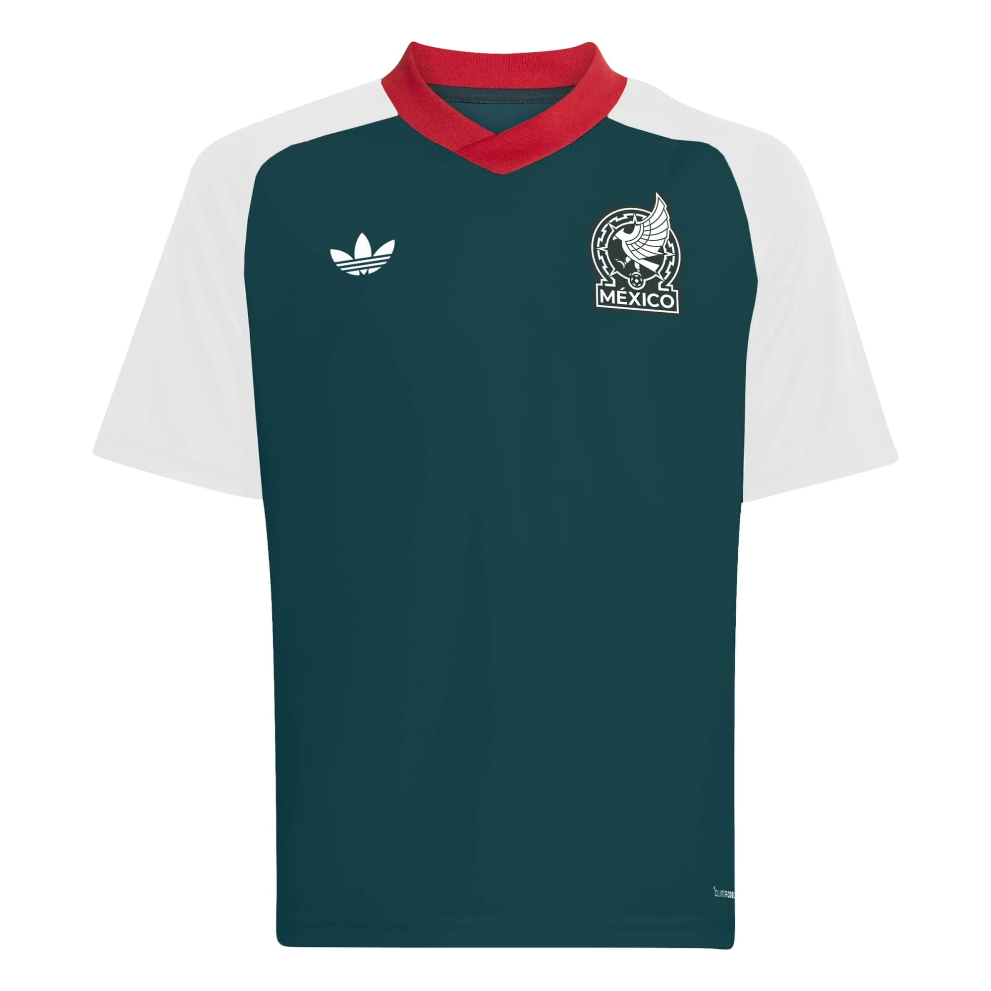 adidas 2026 Mexico Youth Away Pre-Match Soccer Jersey