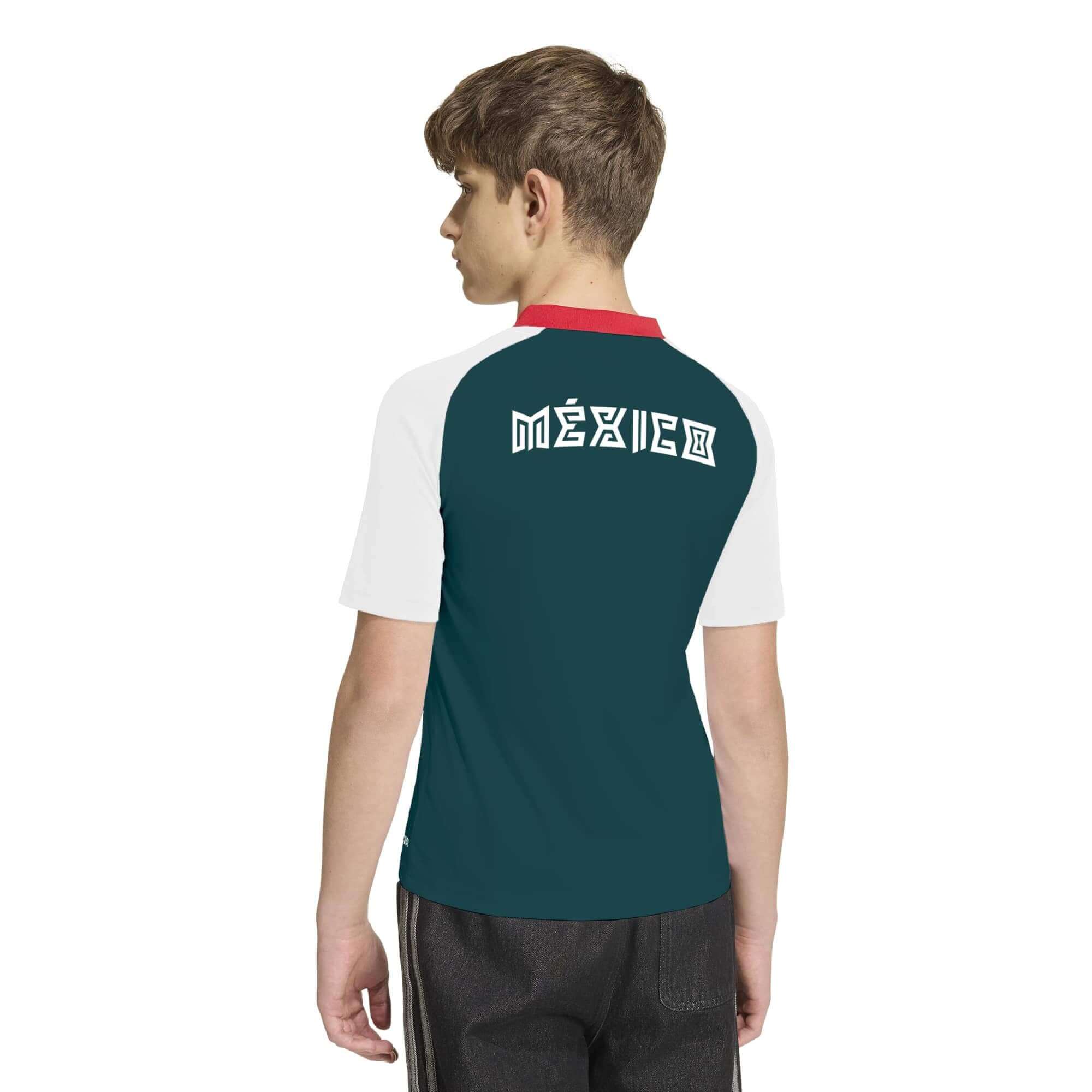 adidas 2026 Mexico Youth Away Pre-Match Soccer Jersey - Image 4