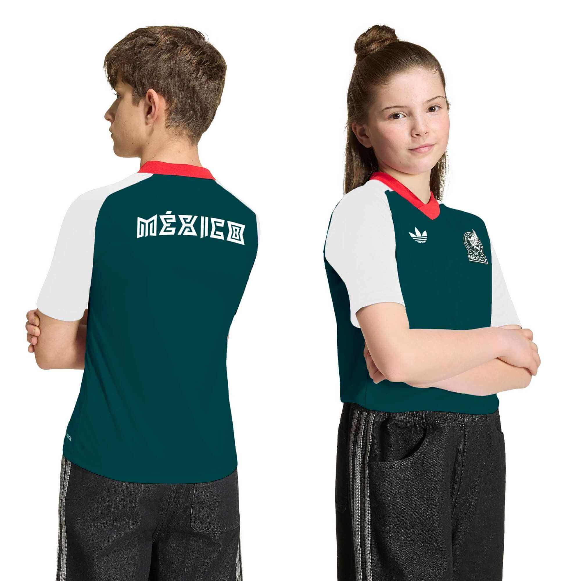 adidas 2026 Mexico Youth Away Pre-Match Soccer Jersey - Image 6