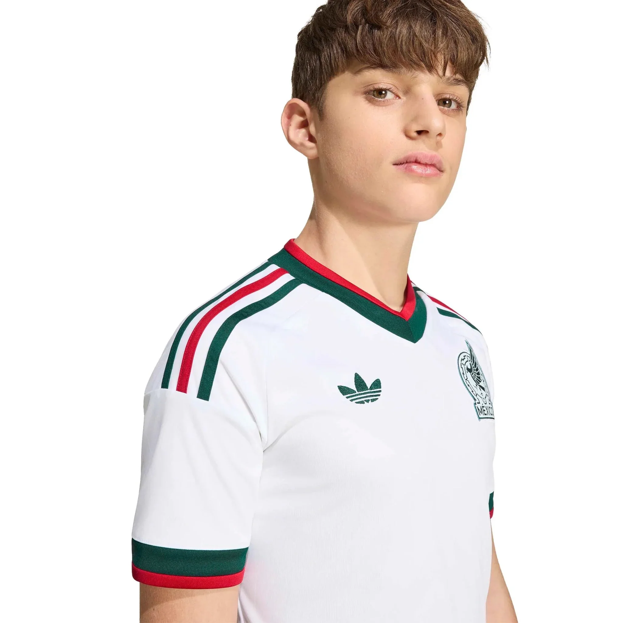 adidas 2026 Mexico Youth Stadium Away Soccer Jersey - Image 3