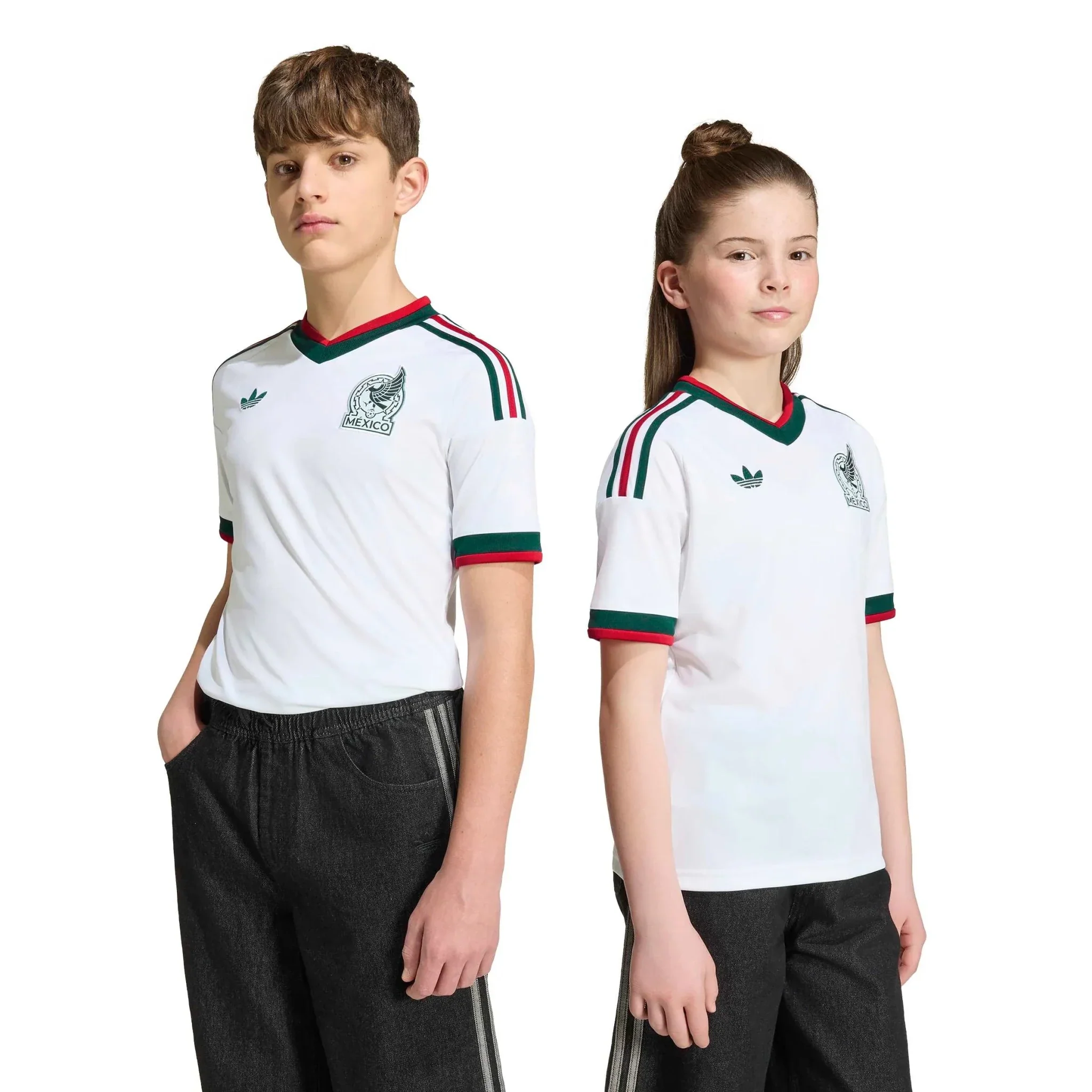 adidas 2026 Mexico Youth Stadium Away Soccer Jersey - Image 7