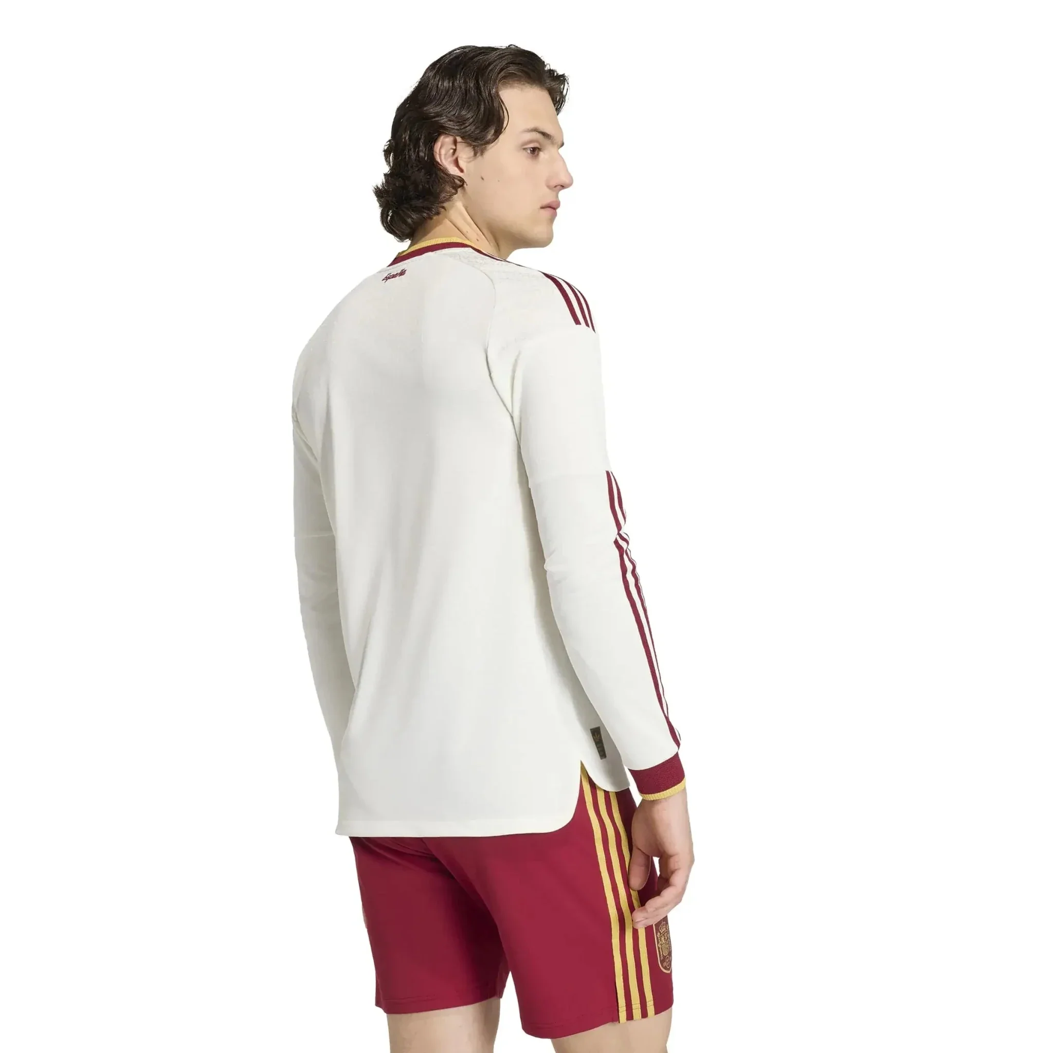 adidas 2026 Spain Men's Authentic Away Long-Sleeve Soccer Jersey - Image 4
