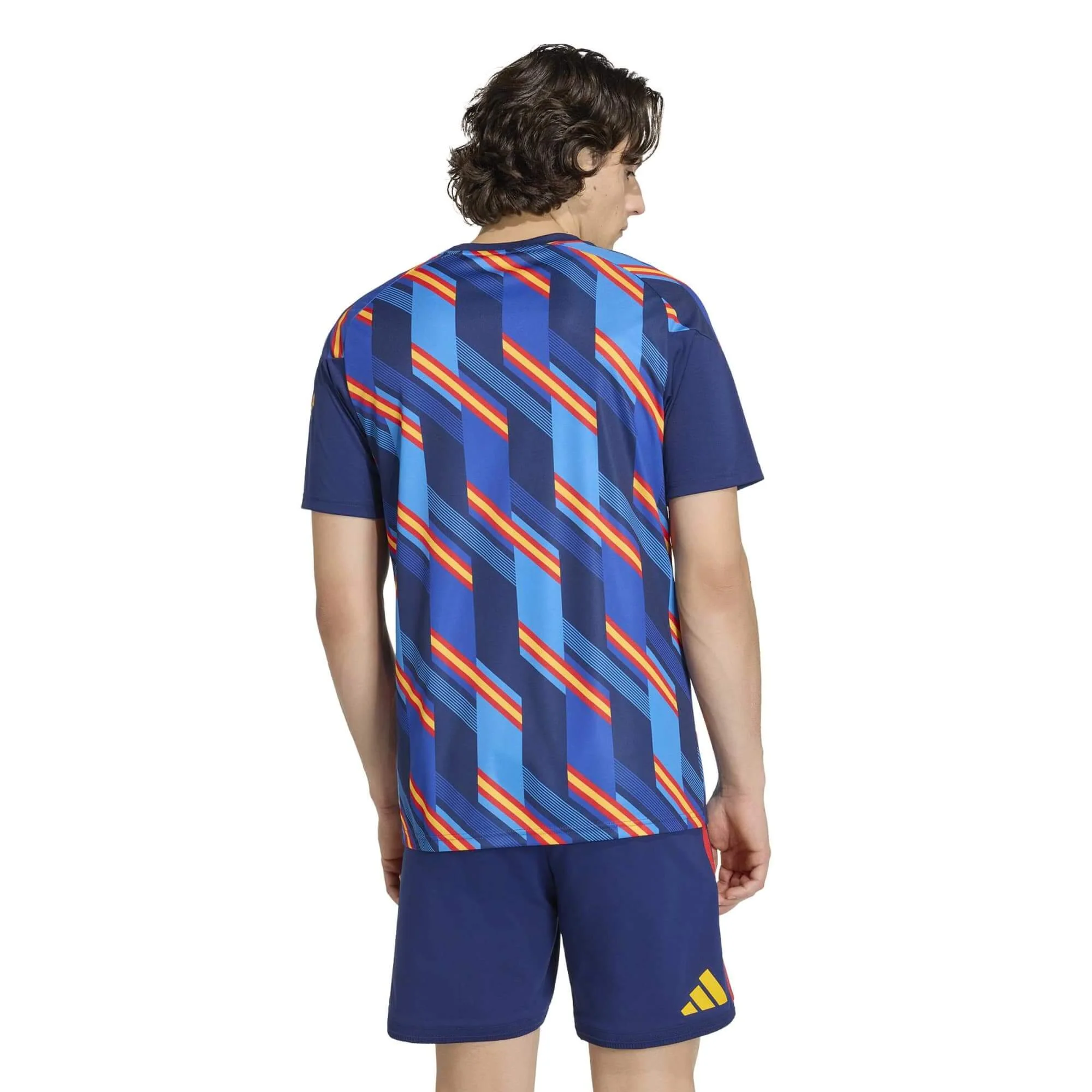 adidas 2026 Spain Men's Home Pre-Match Soccer Jersey - Image 4