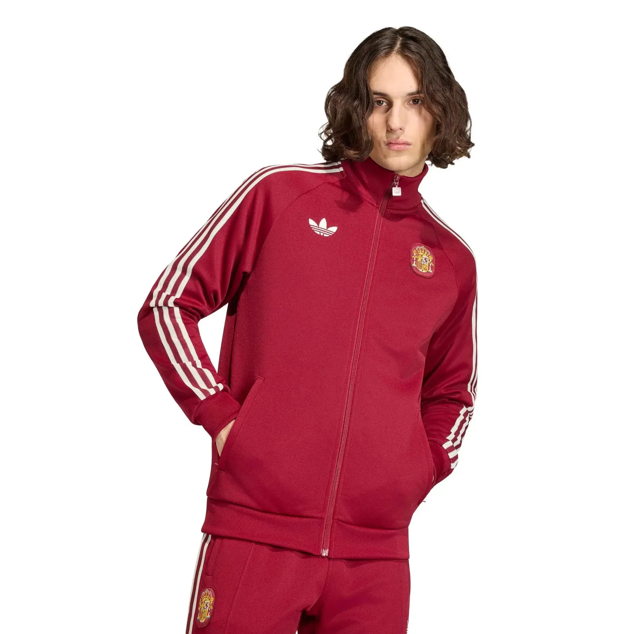 adidas 2026 Spain Men's Originals Track Top - Image 2