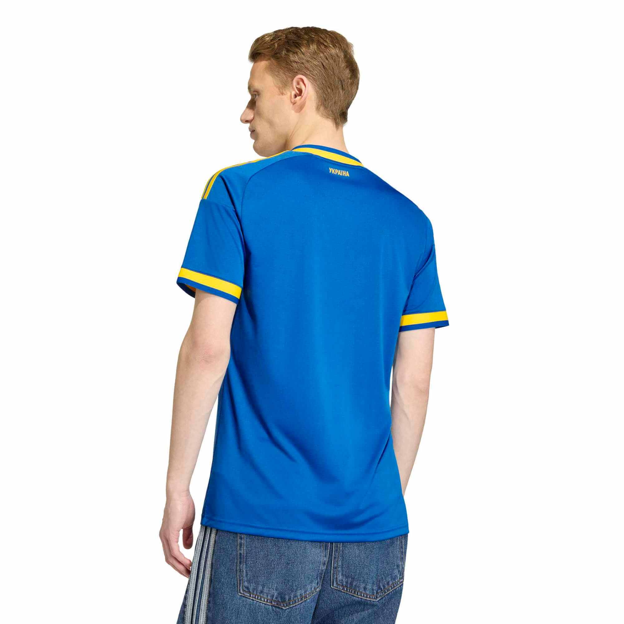 adidas 2026 Ukraine Men's Stadium Away Soccer Jersey - Image 4