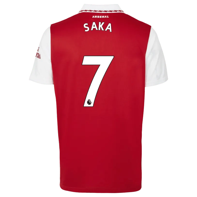 adidas 22-23 Arsenal FC Home Jersey - Scarlet-White - Image 2