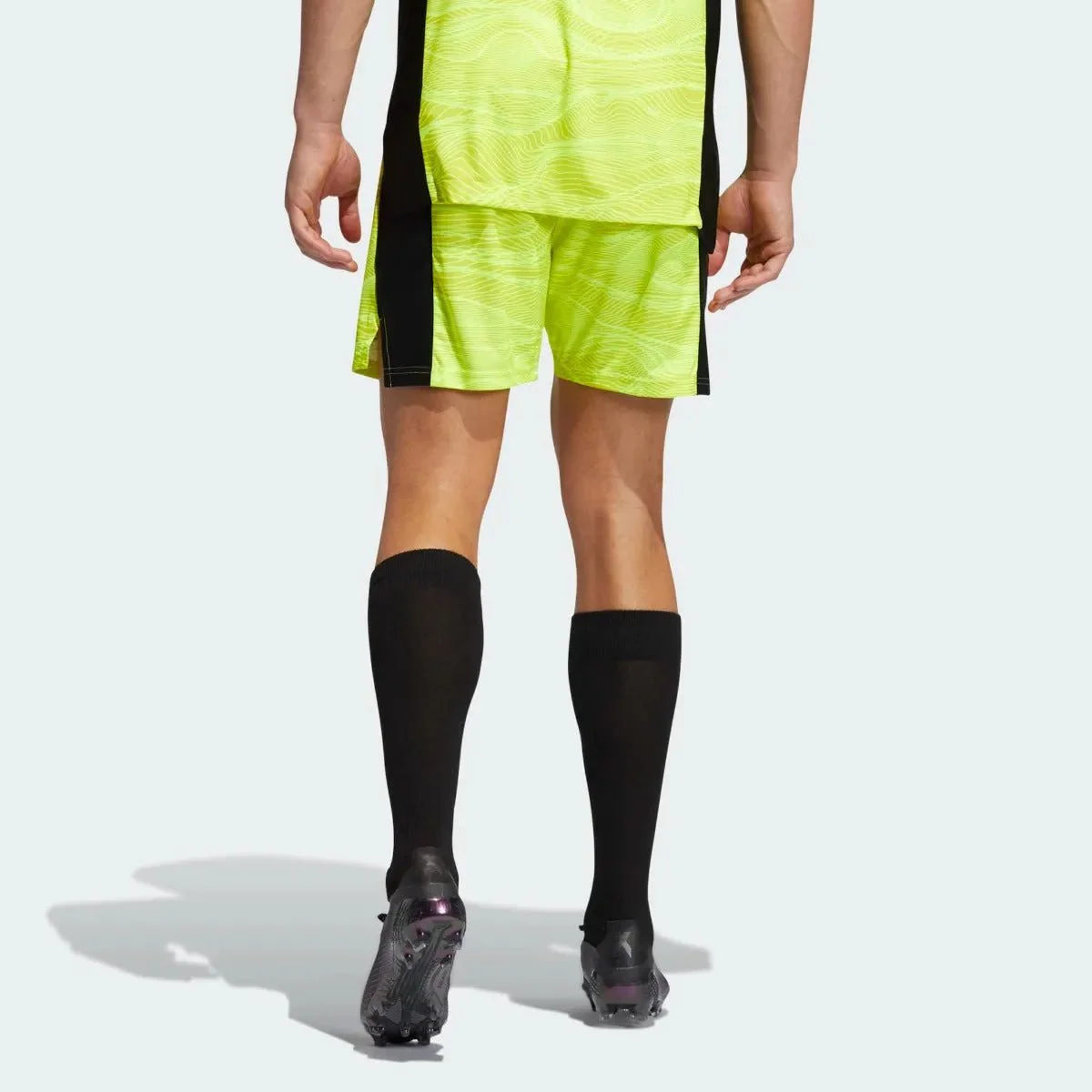 Adidas Condivo 21 Goalkeeper Shorts - Acid Yellow - Image 3