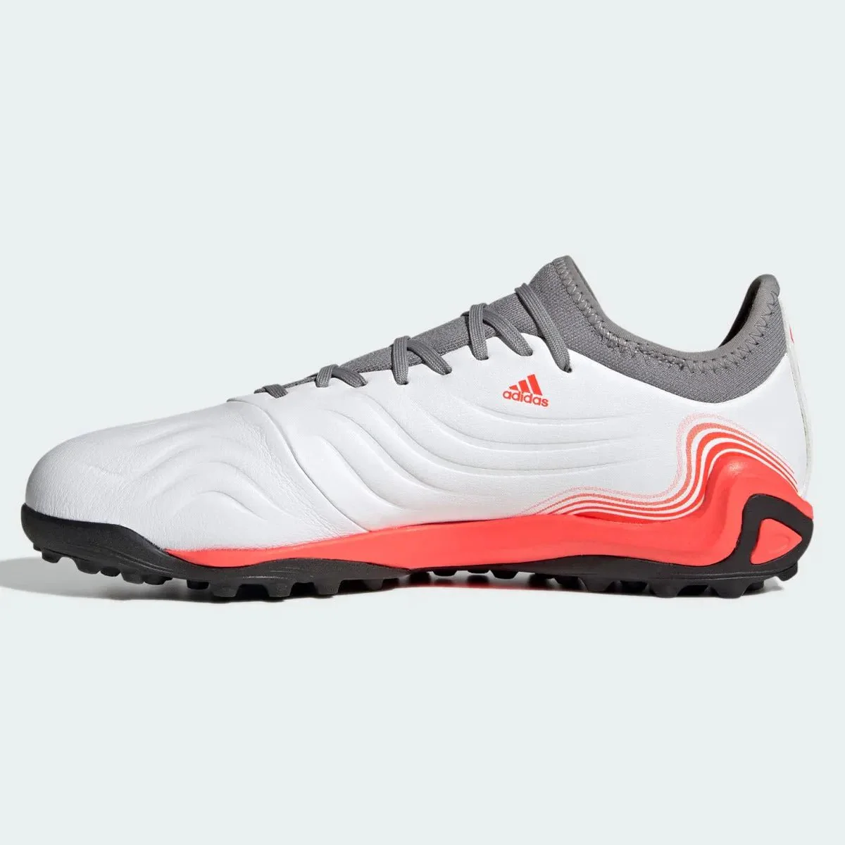 Adidas Copa Sense .3 TF - White-Grey-Solar Red - Image 2