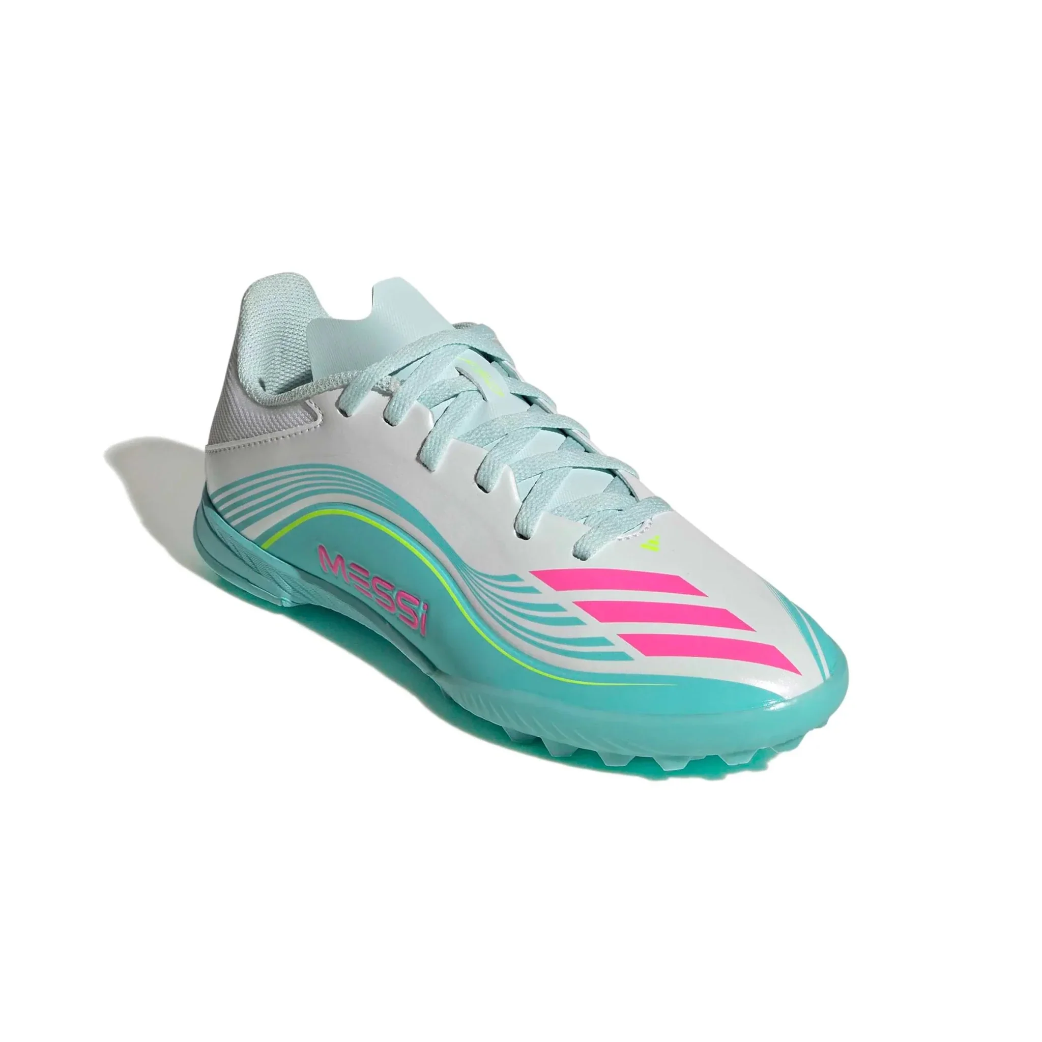 adidas JR F50 Messi League Turf Soccer Shoes - Messi Aurora Radiante Pack (SP26) - Image 3