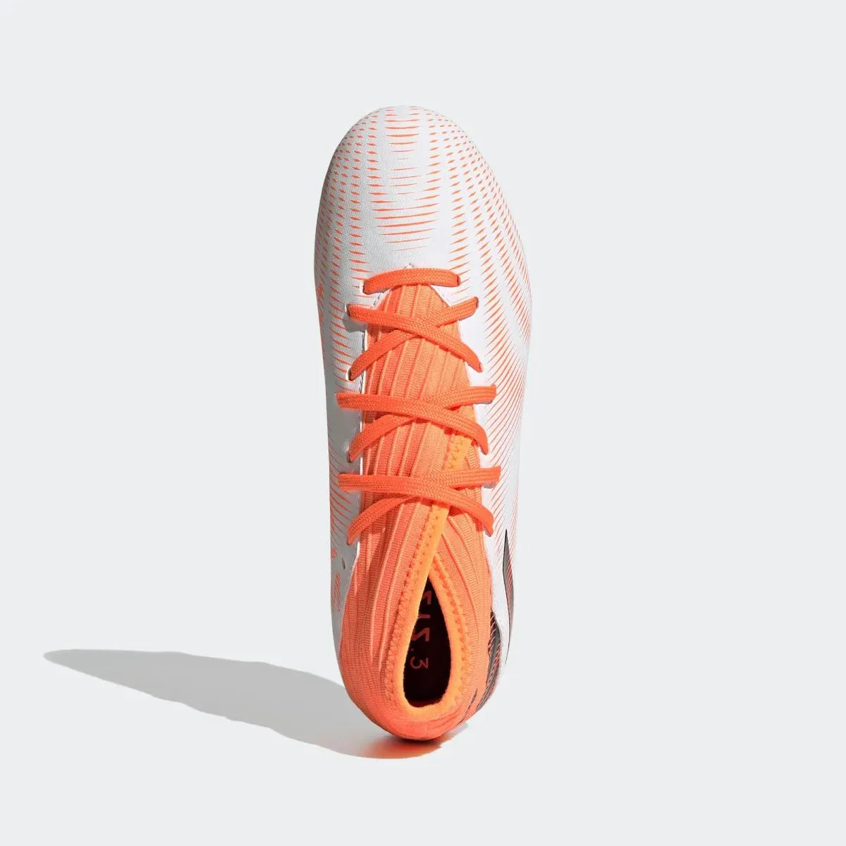 Adidas Junior Nemeziz .3 FG - White-Orange-Black - Image 5