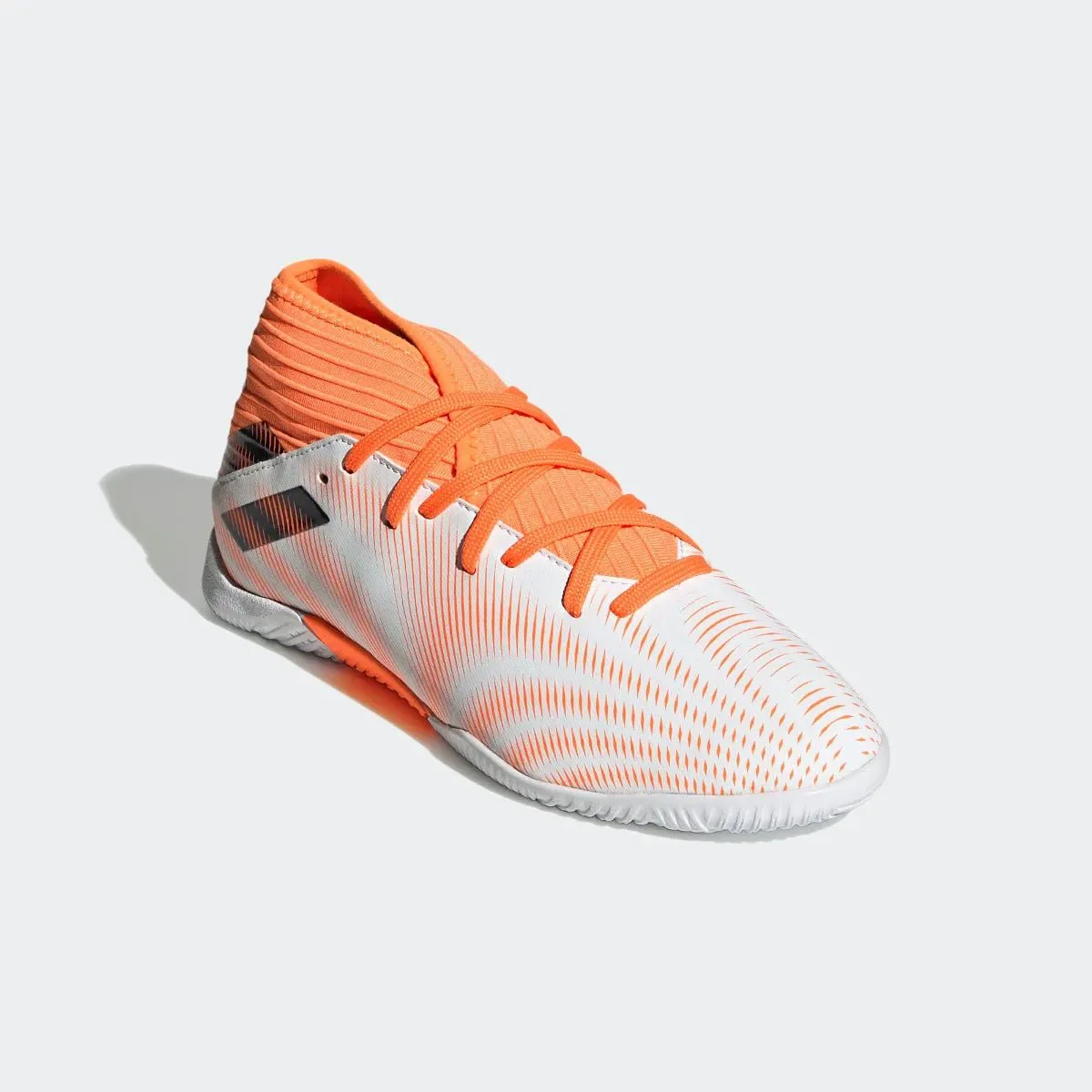 Adidas Junior Nemeziz .3 IN - White-Black-Orange - Image 3