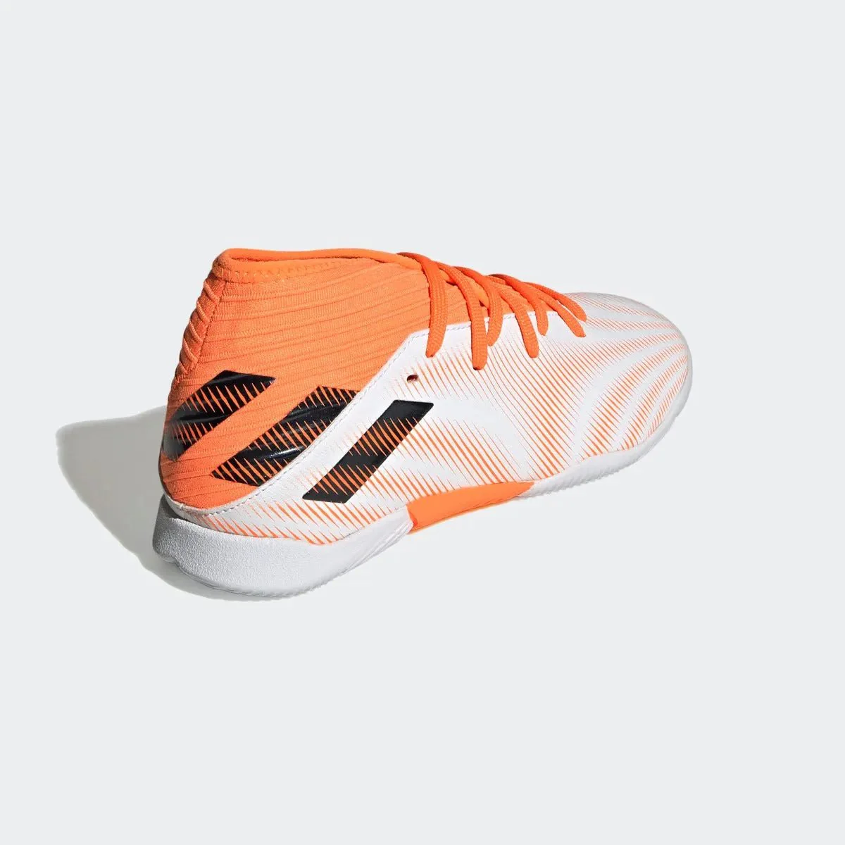 Adidas Junior Nemeziz .3 IN - White-Black-Orange - Image 4