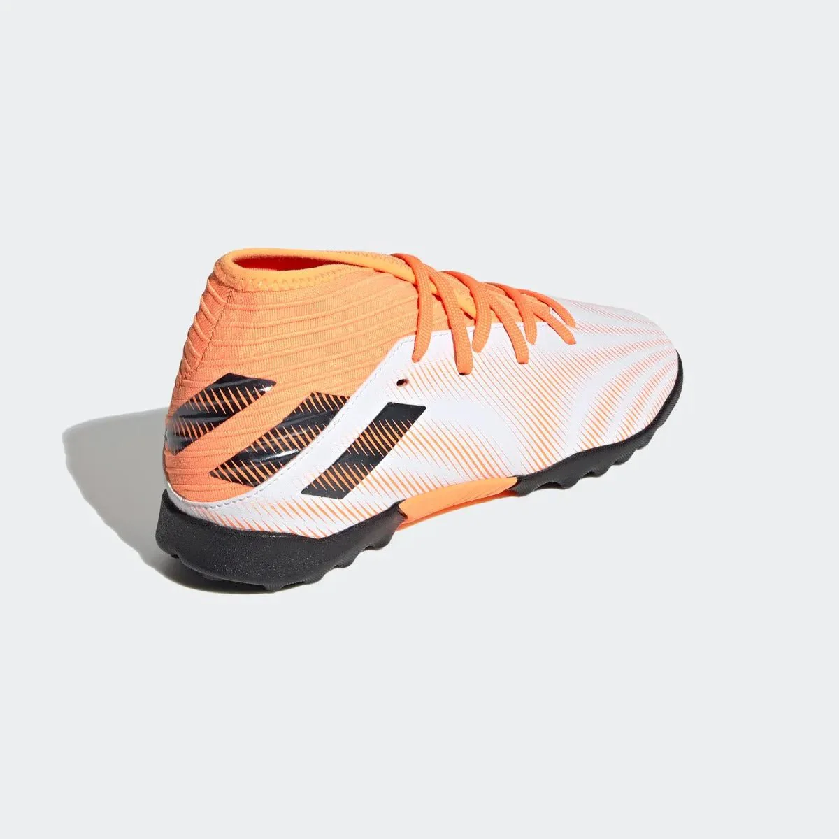 Adidas Junior Nemeziz .3 TF - White-Black-Orange - Image 4