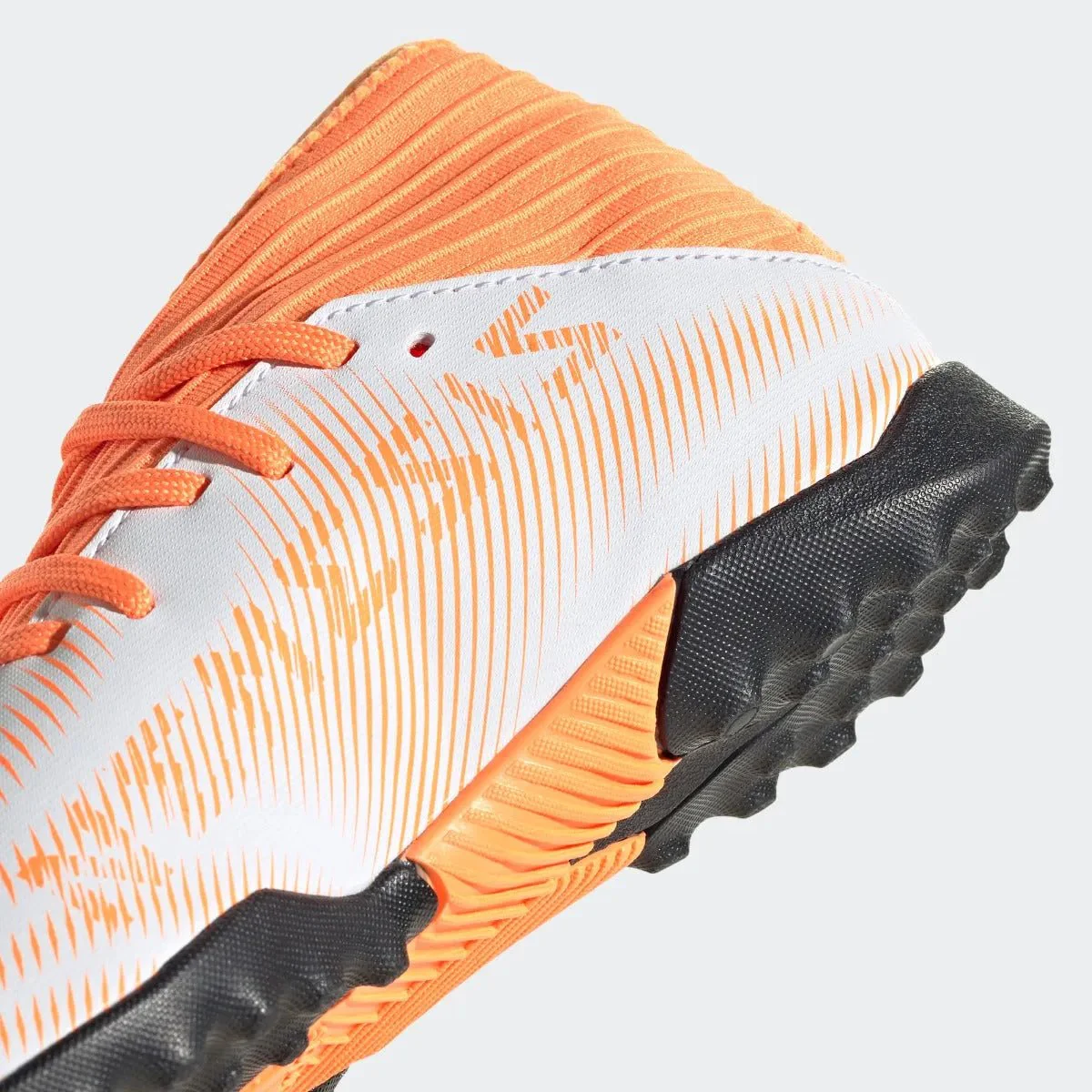 Adidas Junior Nemeziz .3 TF - White-Black-Orange - Image 7