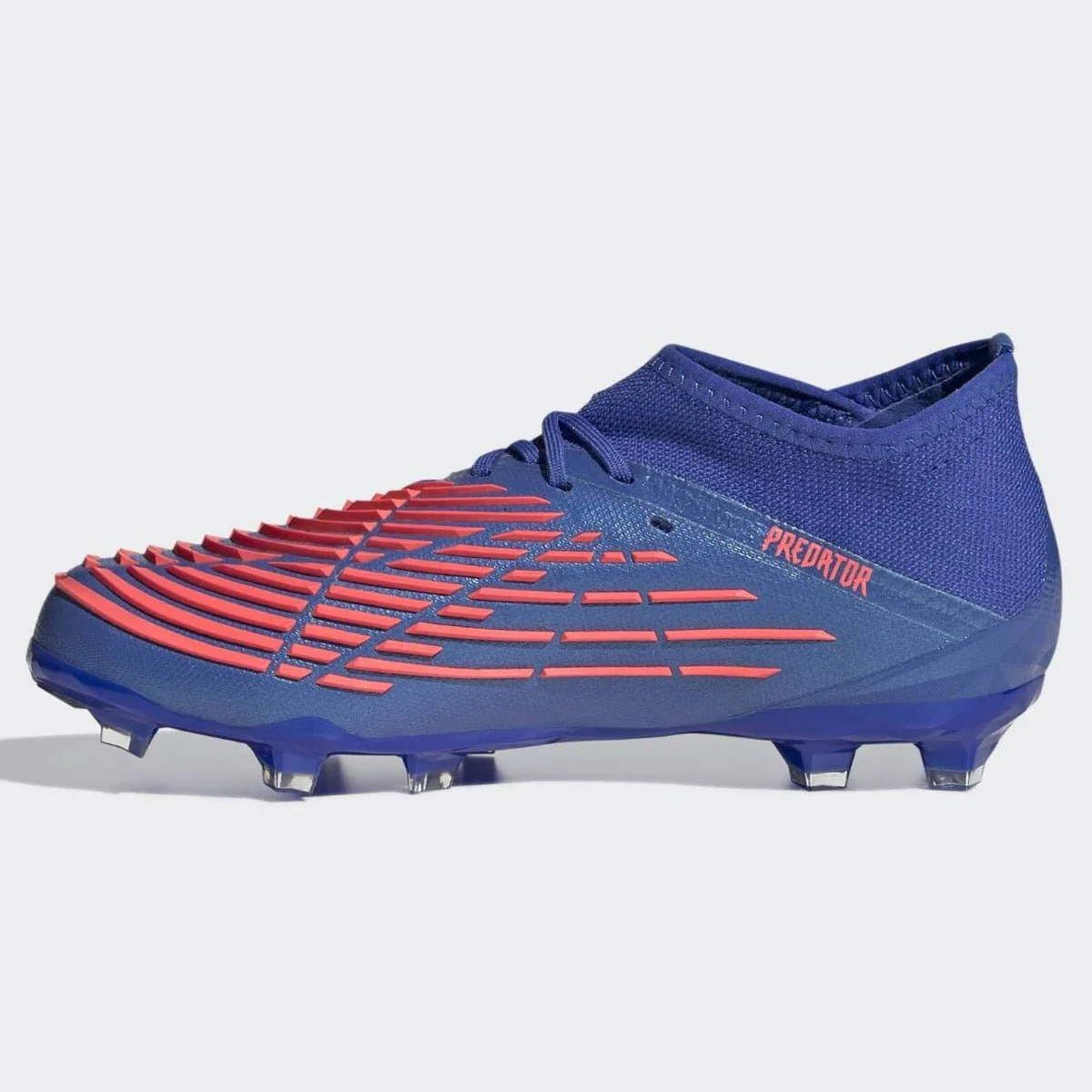 adidas Junior Predator Edge .1 FG - Hi Res Blue-Turbo - Image 2