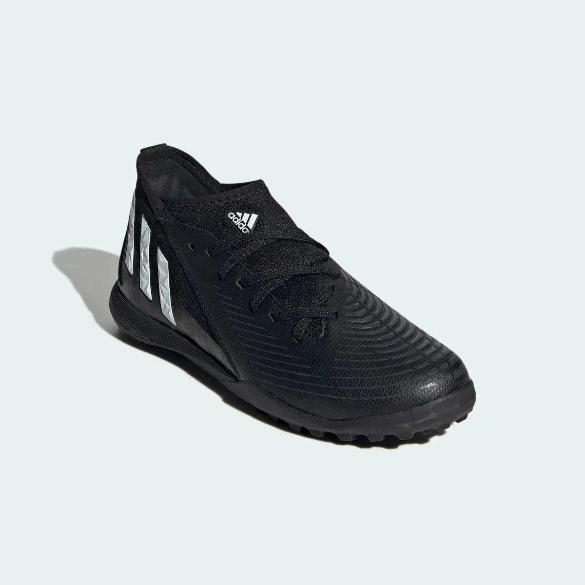 adidas Junior Predator Edge .3 Turf - Black-White - Image 2