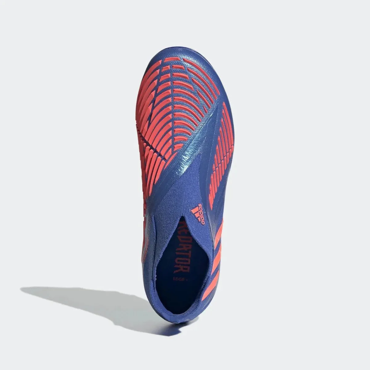 adidas Junior Predator Edge + FG - Hi Res Blue-Turbo - Image 5