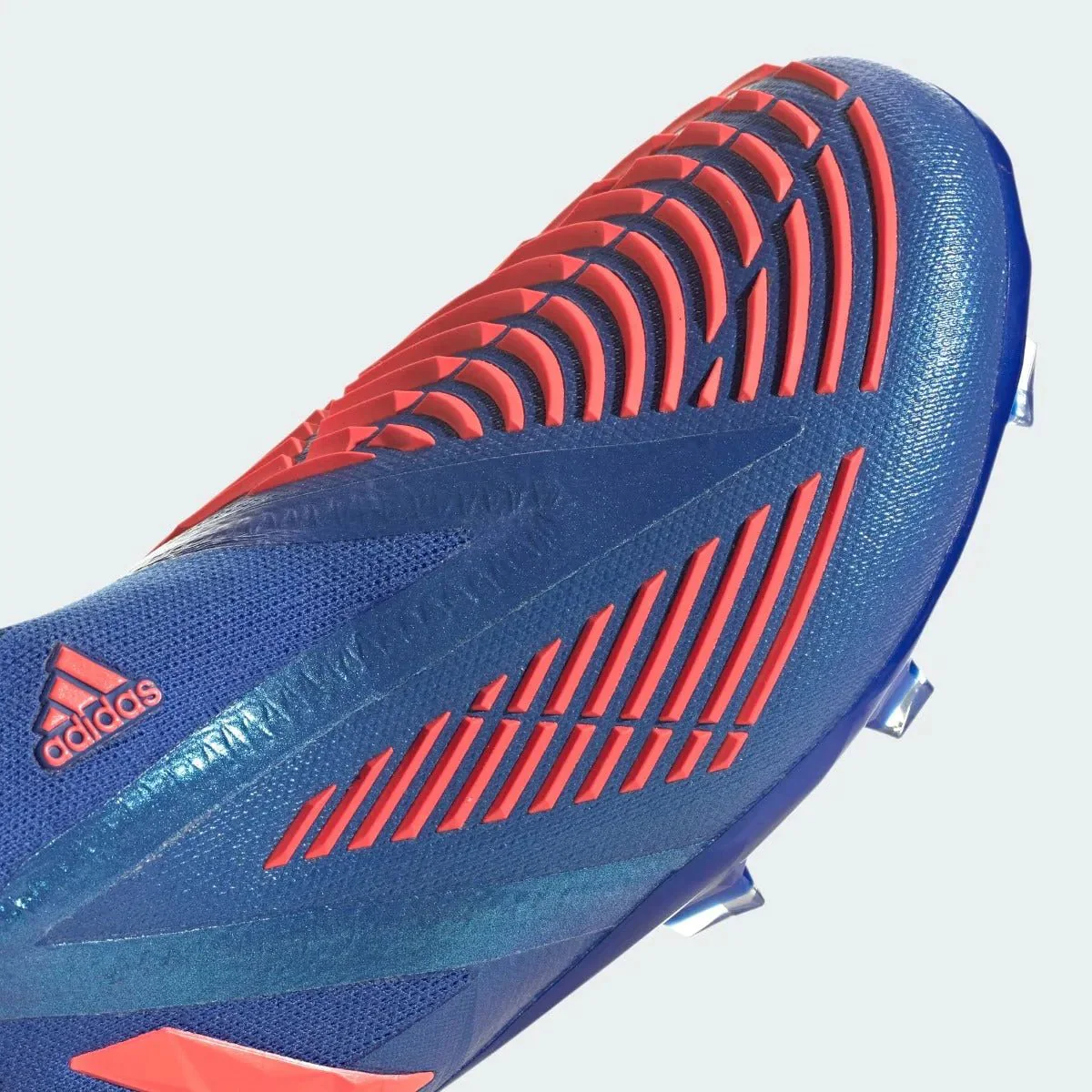 adidas Junior Predator Edge + FG - Hi Res Blue-Turbo - Image 7