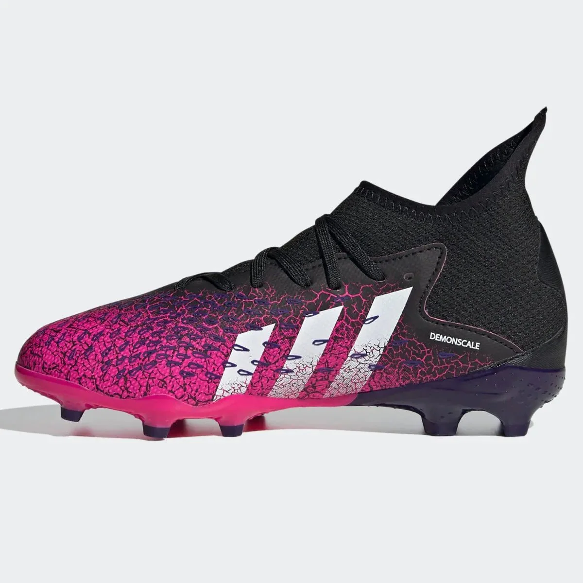 Adidas JR Predator Freak .3 FG - Black-Pink-Purple - Image 2