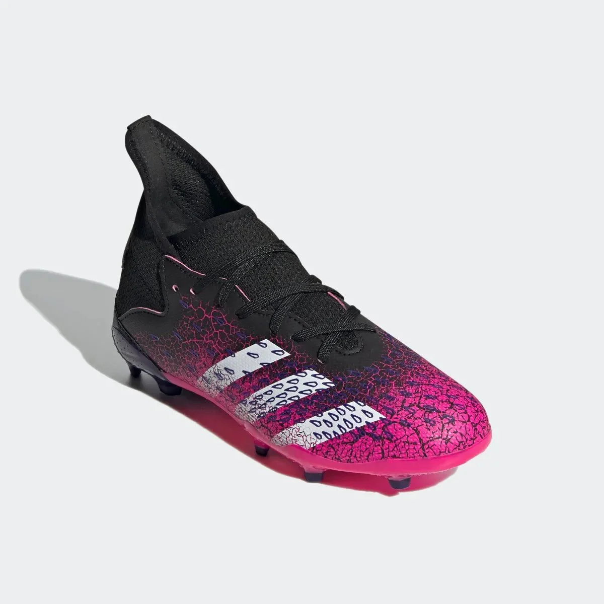 Adidas JR Predator Freak .3 FG - Black-Pink-Purple - Image 3