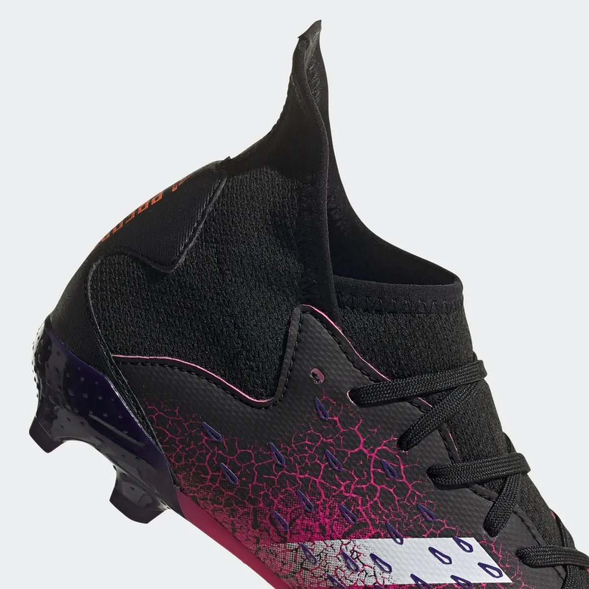 Adidas JR Predator Freak .3 FG - Black-Pink-Purple - Image 7